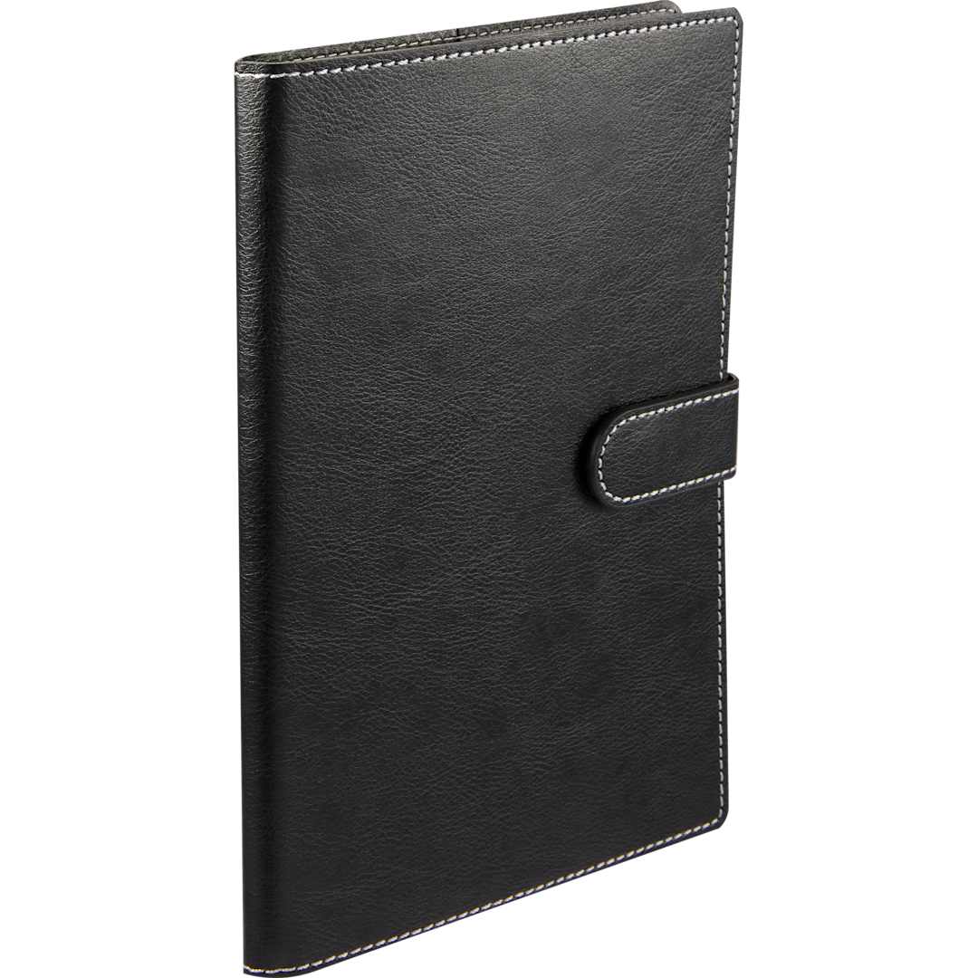 Black 5.5" x 8.5" Recycled Refillable Journal plain