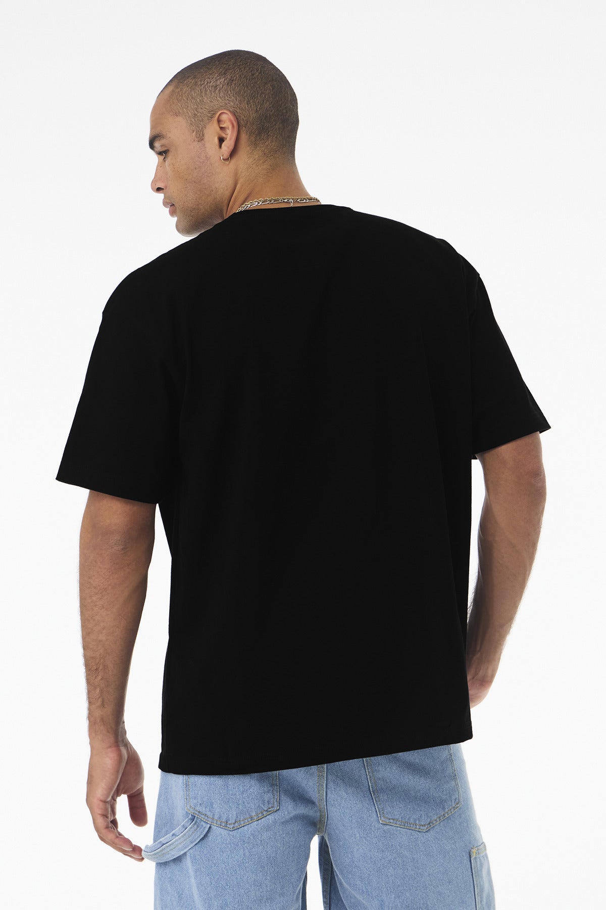 Black BELLA+CANVAS Unisex 7.5-Ounce Heavyweight Tee BC4610
