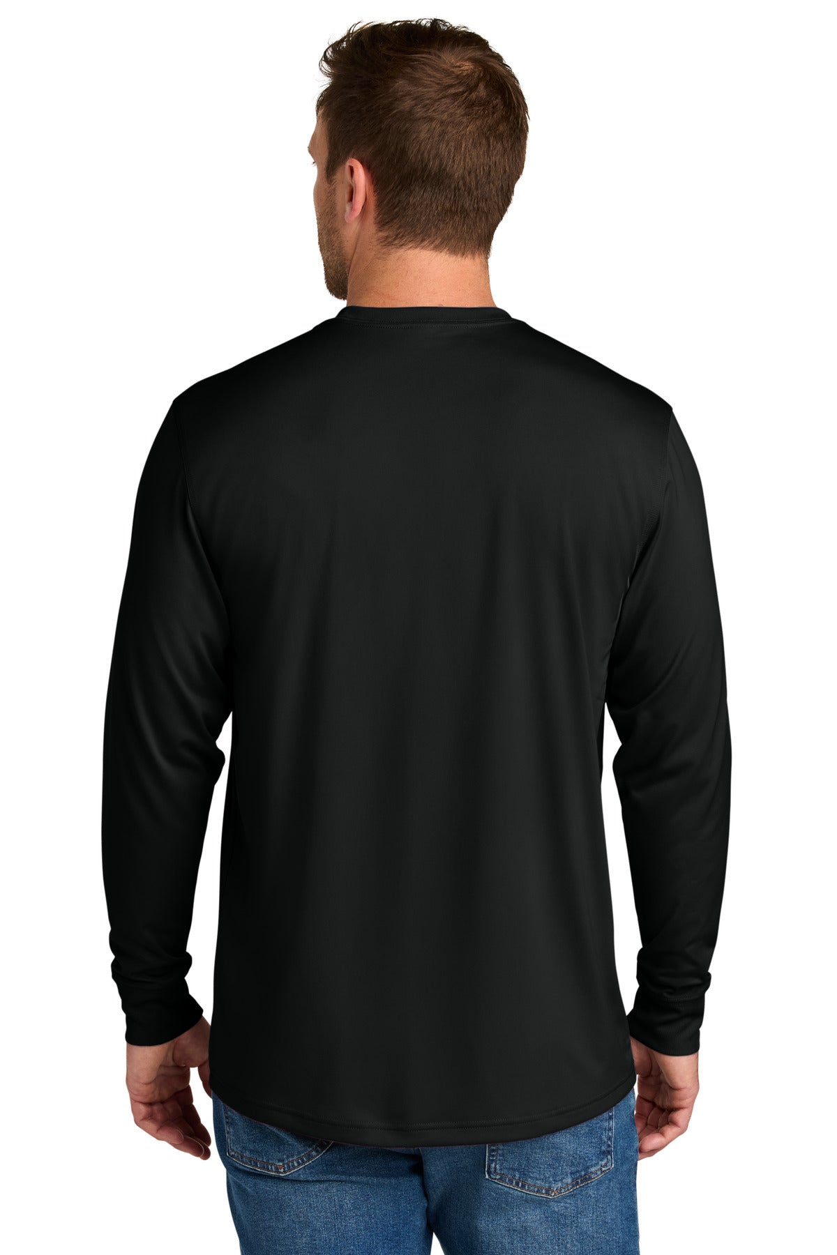Black CornerStone Workwear Pro Long Sleeve Pocket Tee CS440LSP