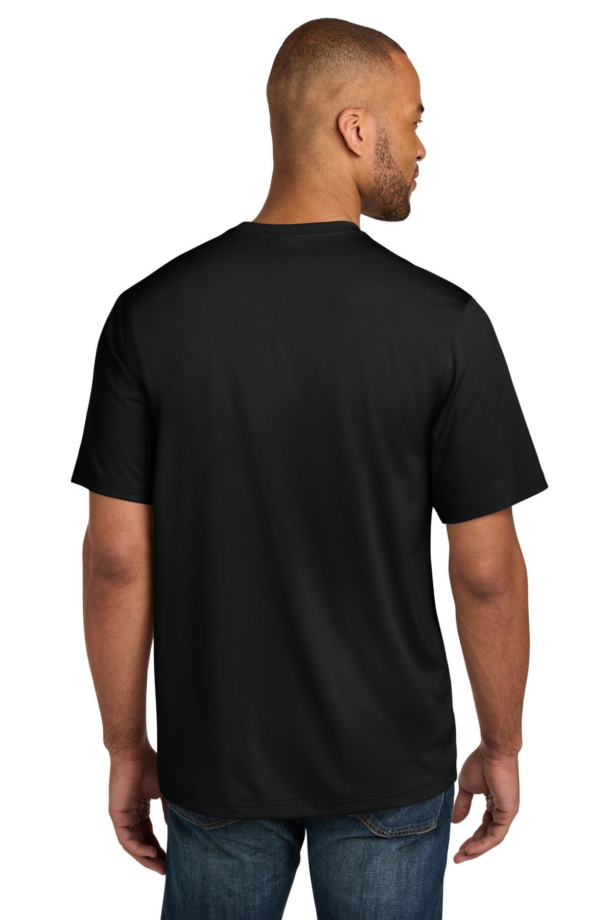 Black CornerStone Workwear Pro Short Sleeve Pocket Tee CS440P