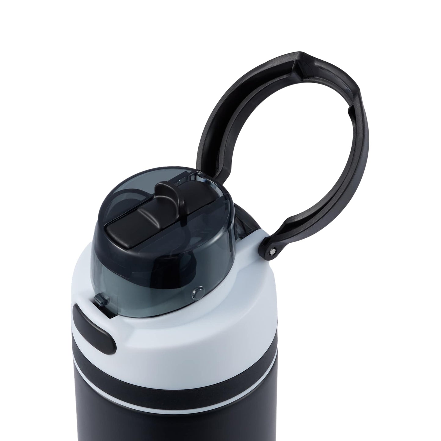 Black Elvin 28oz Recycled Stainless Flip Straw Bottle