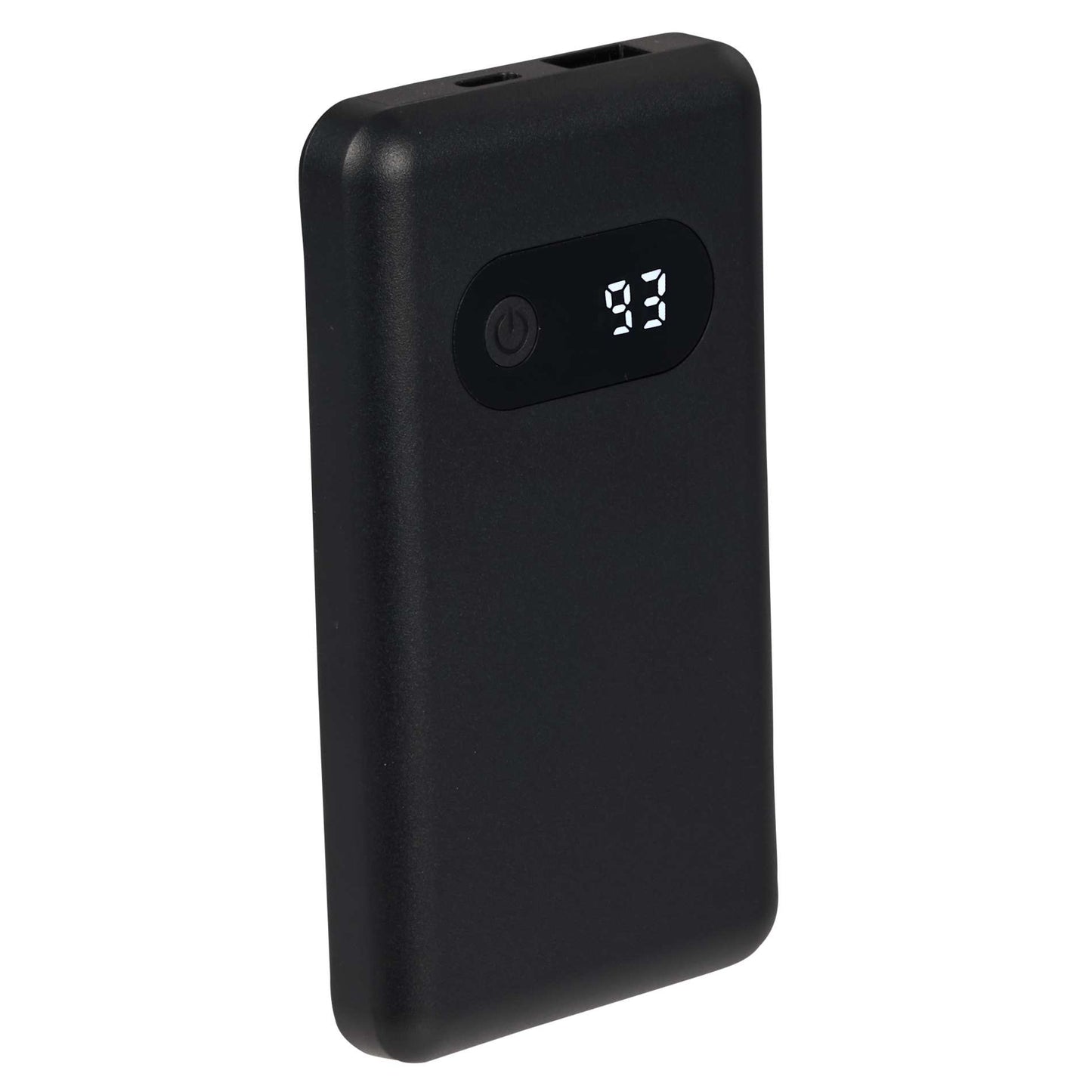 Black Find My 5000 mAh 18W PD Power Bank/Digital Display plain
