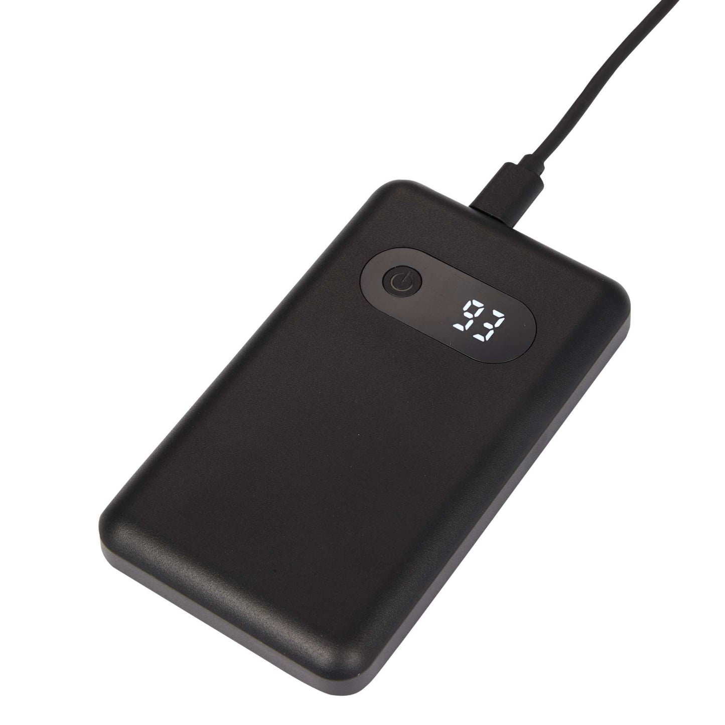 Black Find My 5000 mAh 18W PD Power Bank/Digital Display plain