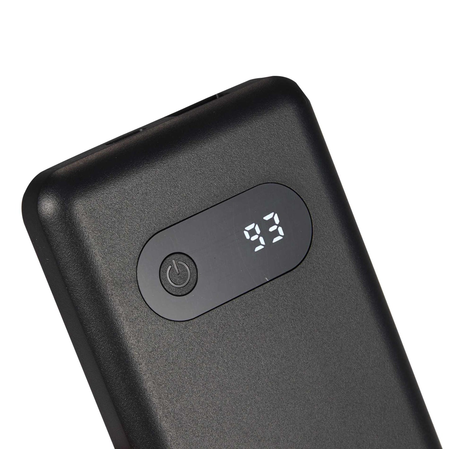 Black Find My 5000 mAh 18W PD Power Bank/Digital Display