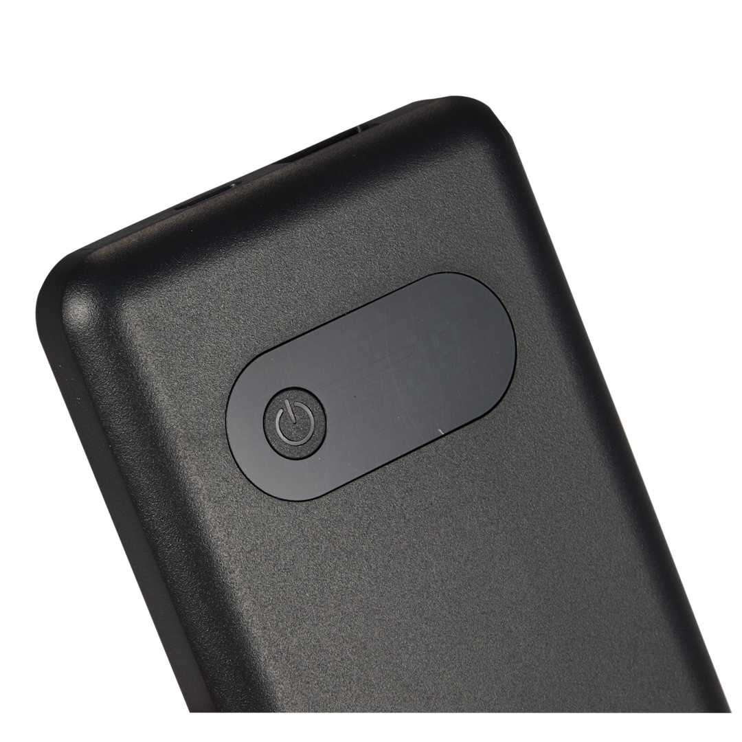 Black Find My 5000 mAh 18W PD Power Bank/Digital Display