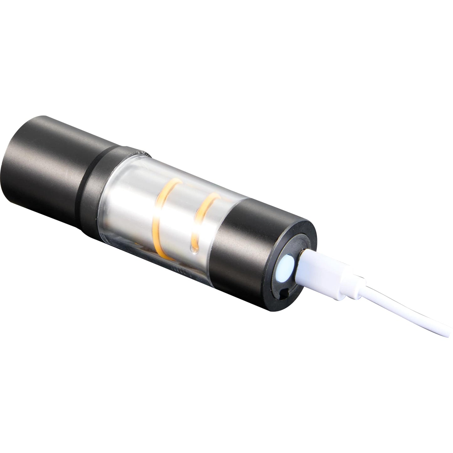 Black Mini Spiral Filament 100 Lumens Lantern Flashlight plain