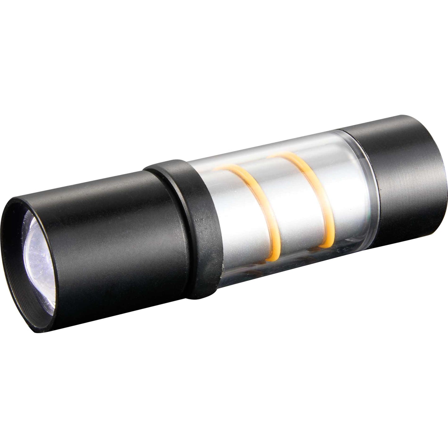 Black Mini Spiral Filament 100 Lumens Lantern Flashlight plain