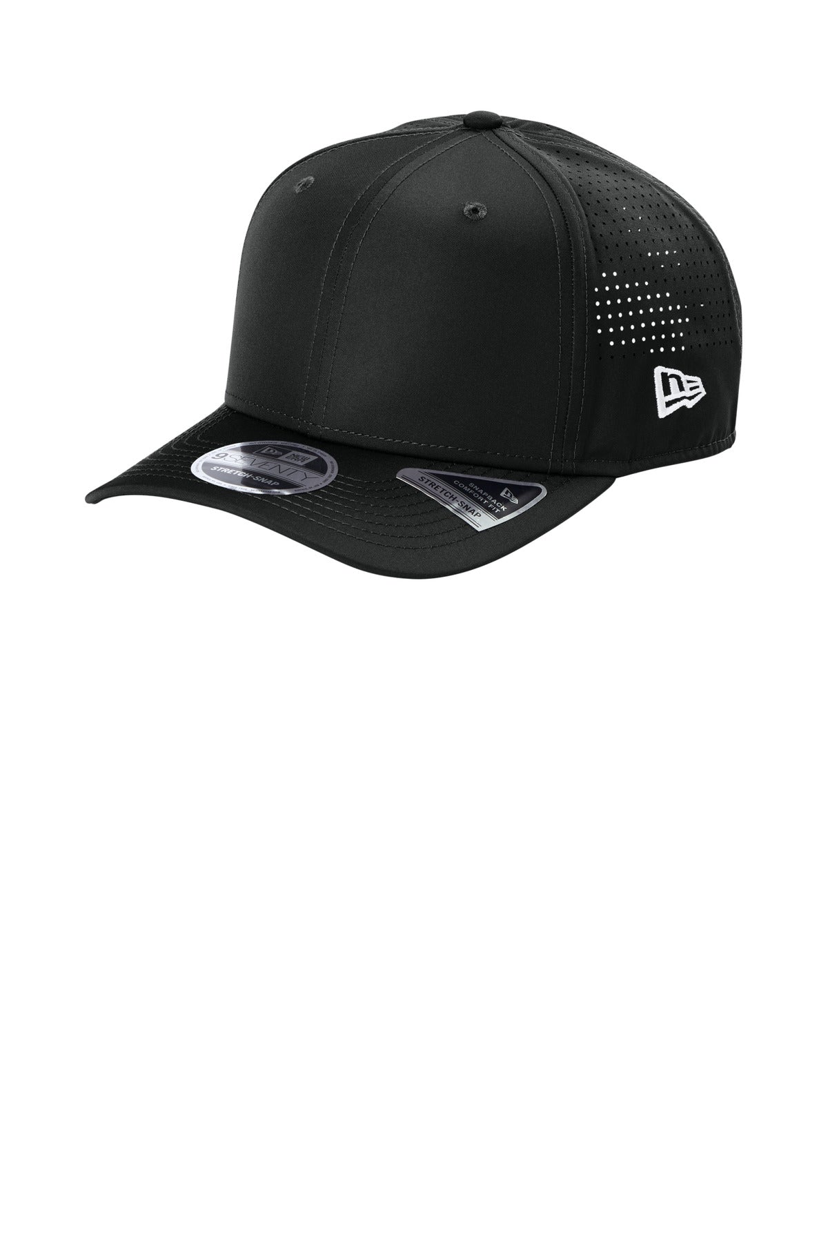 Black New Era 9SEVENTY Perforated Snapback Cap NE501