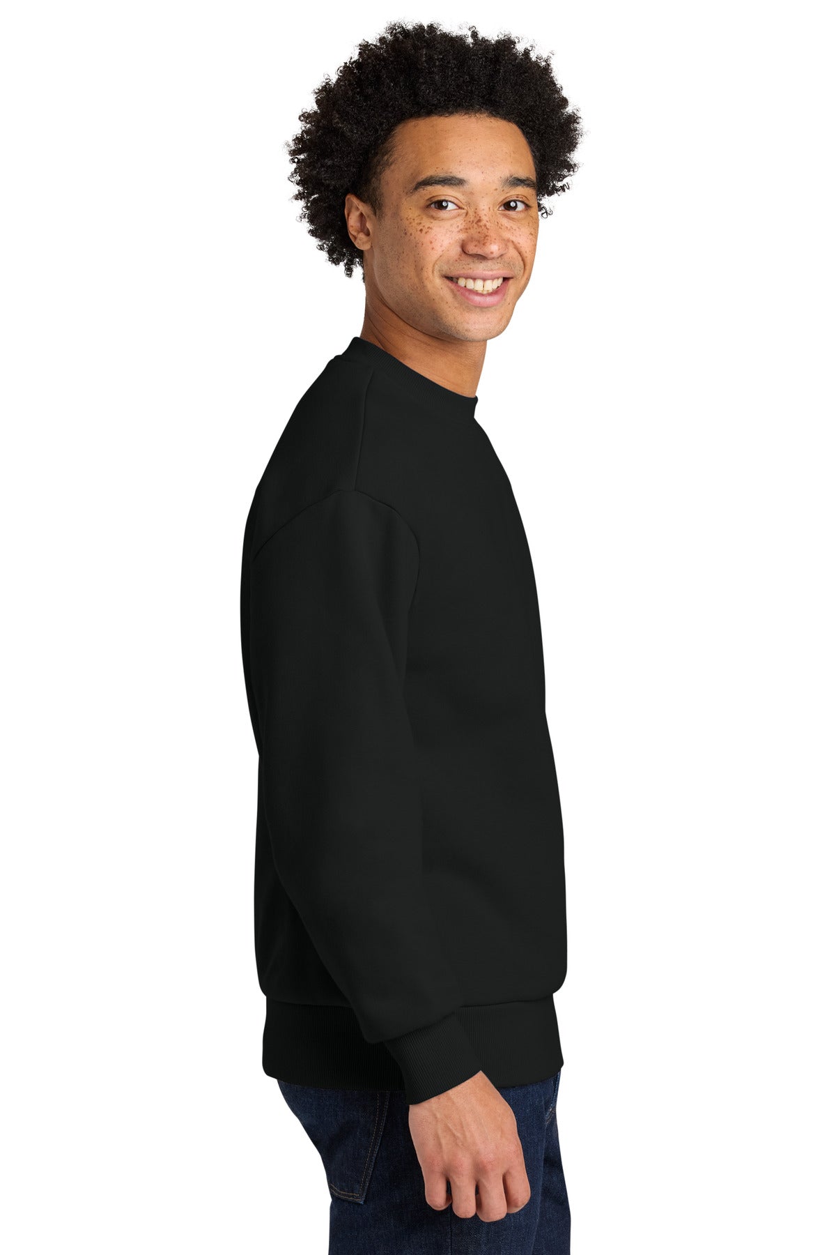 Black Next Level Apparel Heavyweight Sweatshirt NL9007