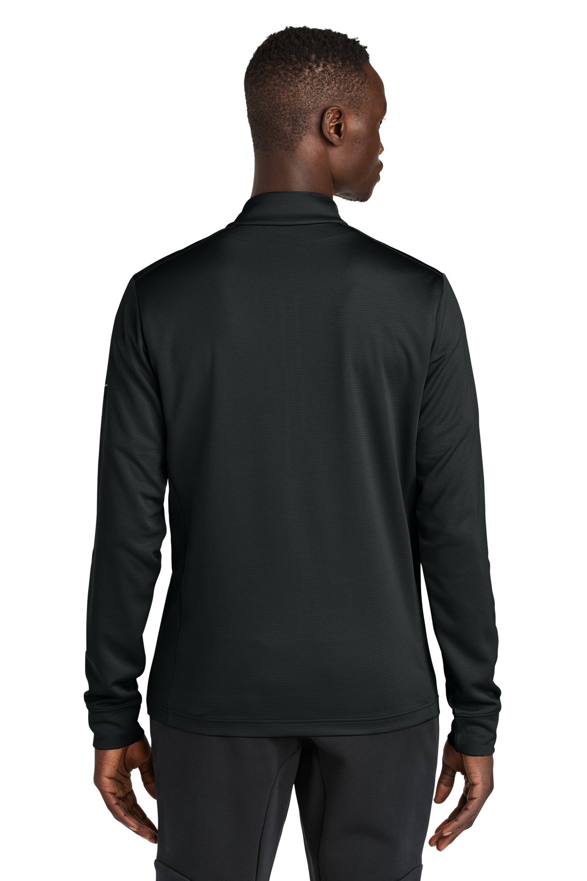 Black Nike Essential 1/2-Zip Cover-Up NKHM8036