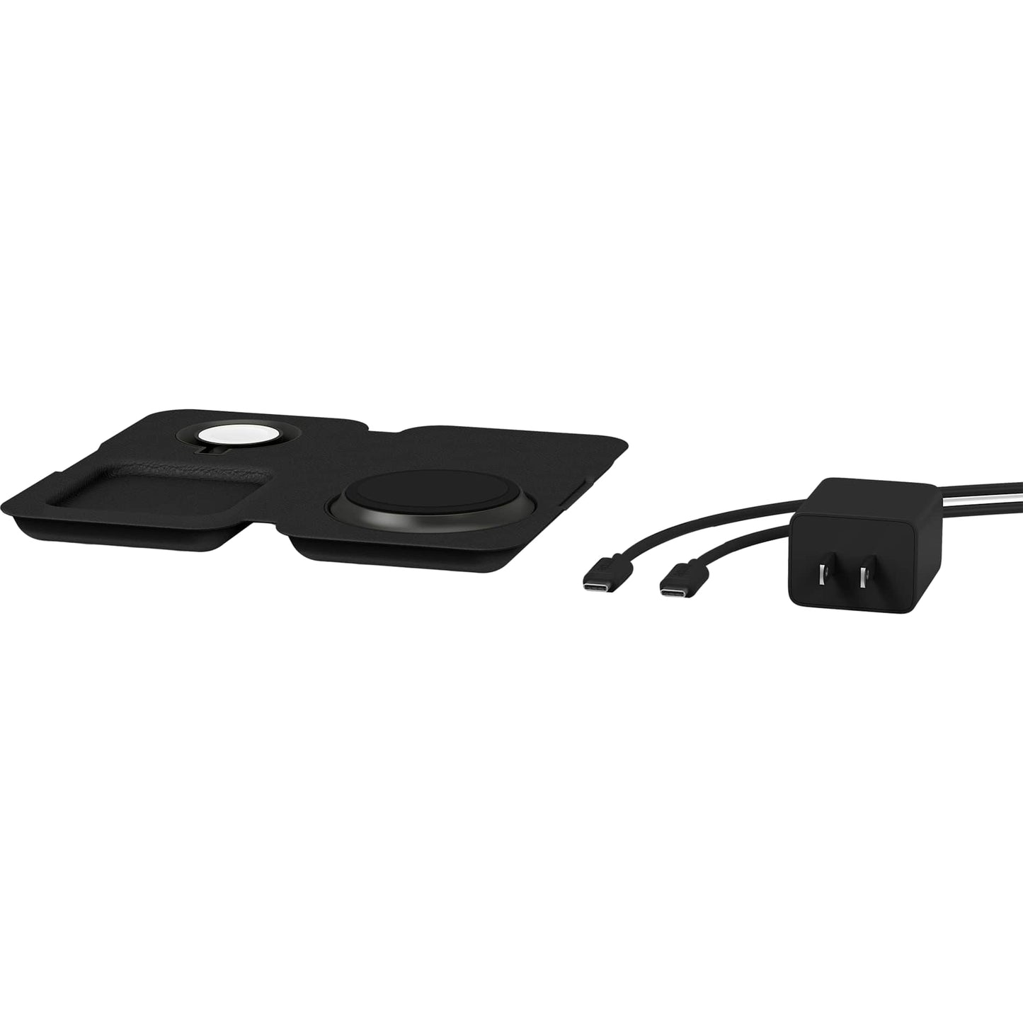 Black Nimble Fold 3-in-1 Wireless Charger