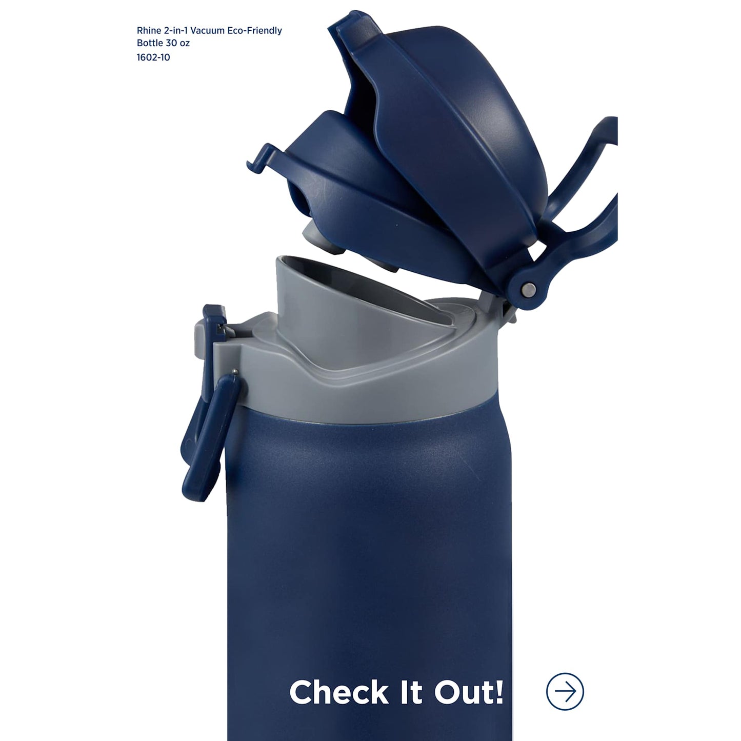 Black Rhine 2 in 1 Vacuum Eco-Friendly Bottle 30oz