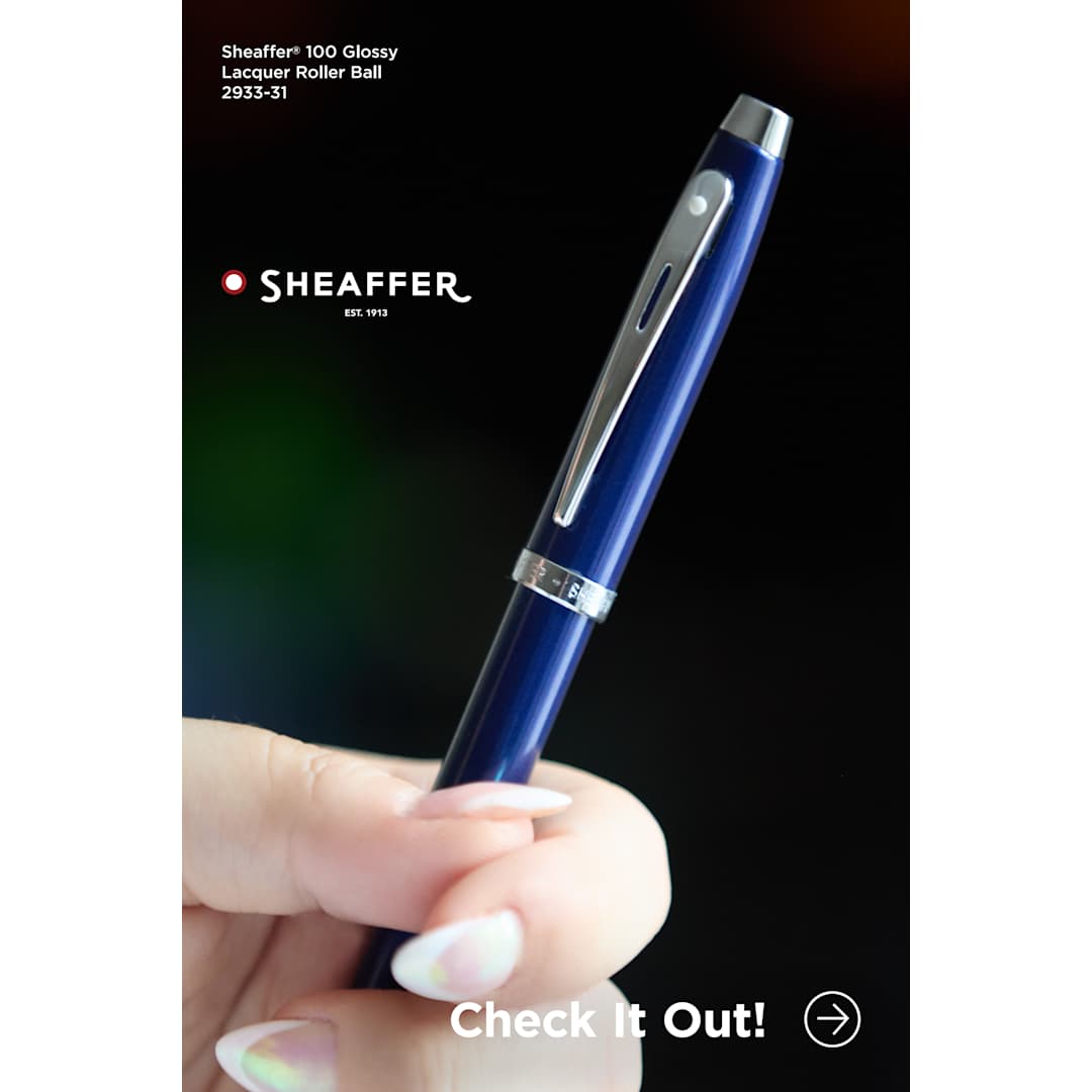 Black Sheaffer® 100 Glossy Lacquer Roller Ball