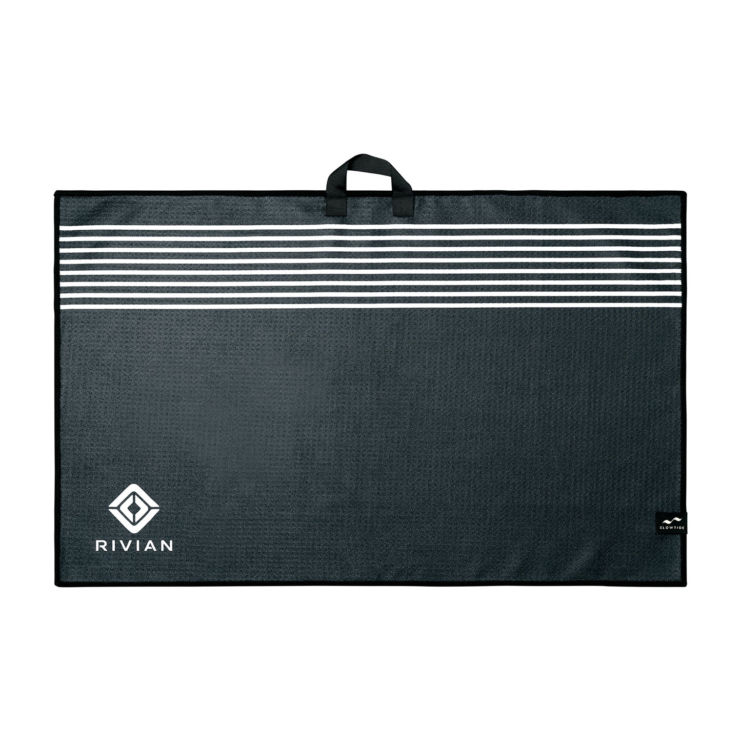 Black Slowtide® Fairway Quick Dry Golf Towel