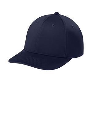 Black Sport-Tek Impact Mesh Stretch-Tek Adjustable Cap STC71