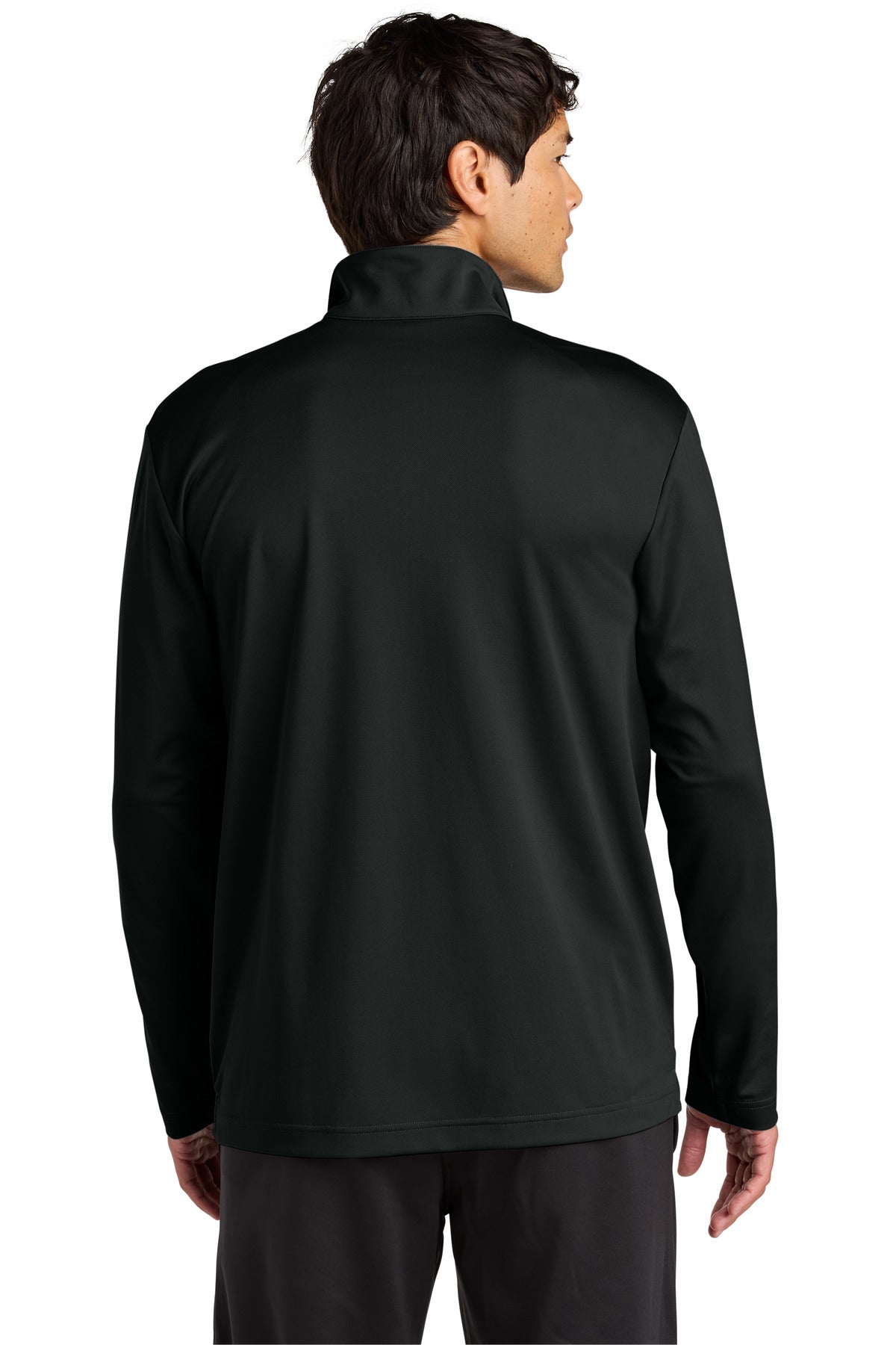 Black Sport-Tek Micropique Sport-Wick 1/4-Zip ST672