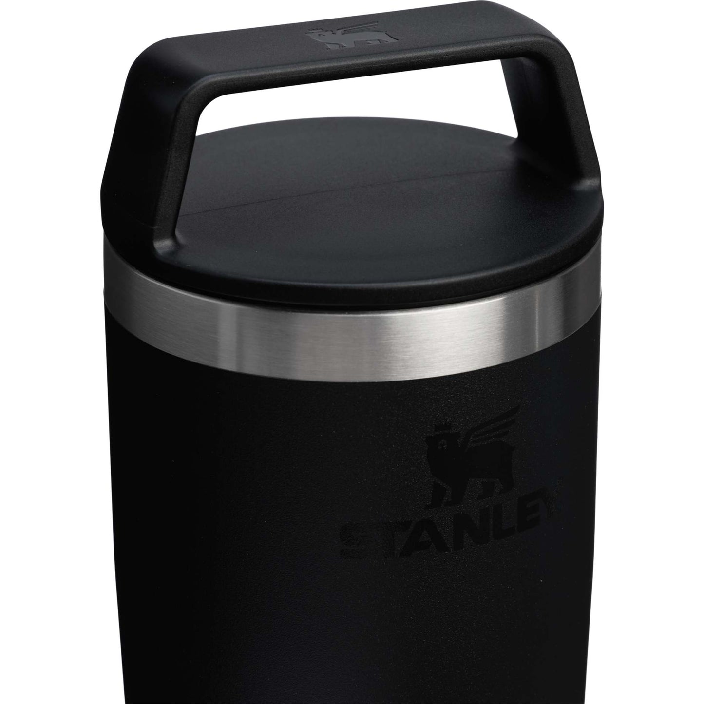Black Stanley 20OZ CAFE-TO-GO TRAV MUG plain