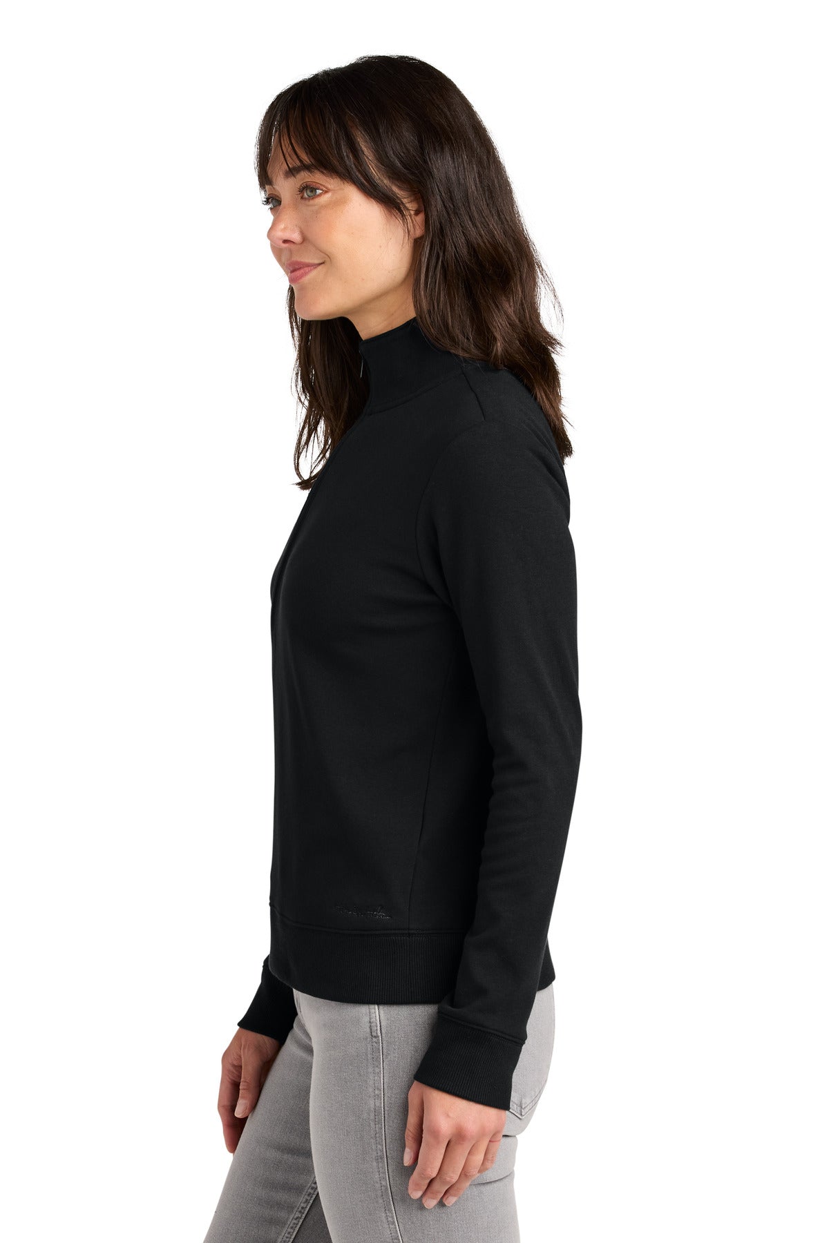 Black TravisMathew Women's Ocean Villa 1/4-Zip TMA41428