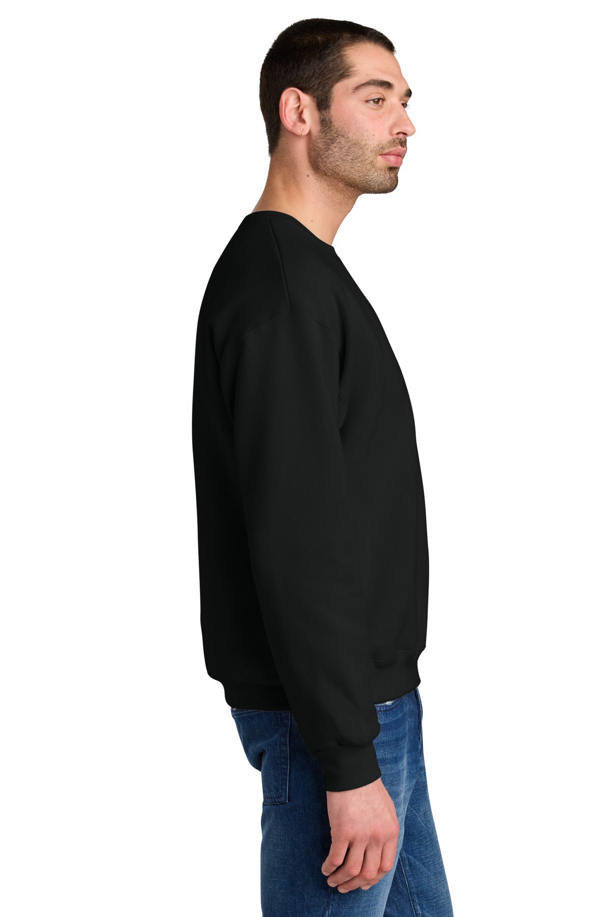 BlackInk Jerzees Rugged Unisex Crewneck Sweatshirt C12M