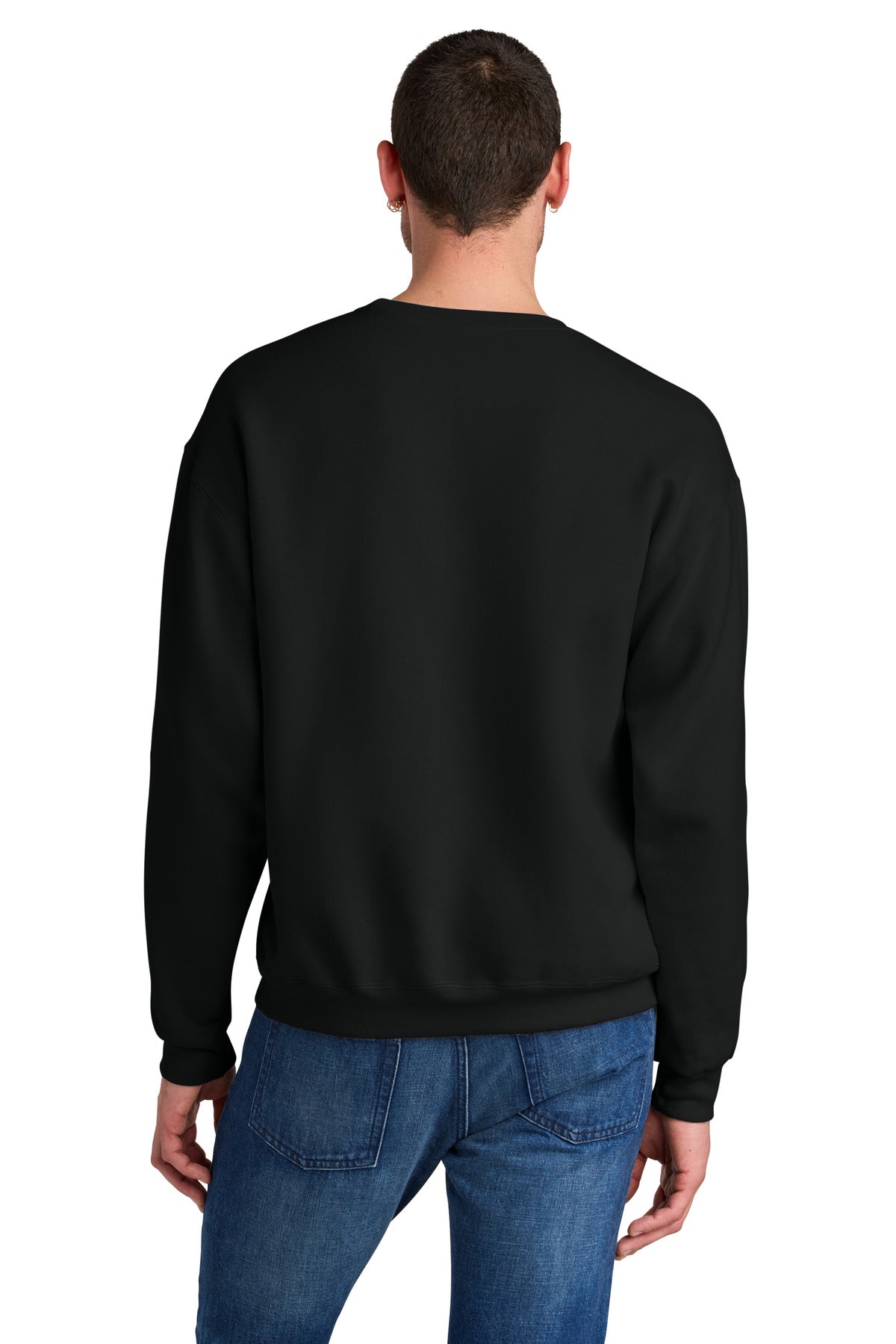 BlackInk Jerzees Rugged Unisex Crewneck Sweatshirt C12M