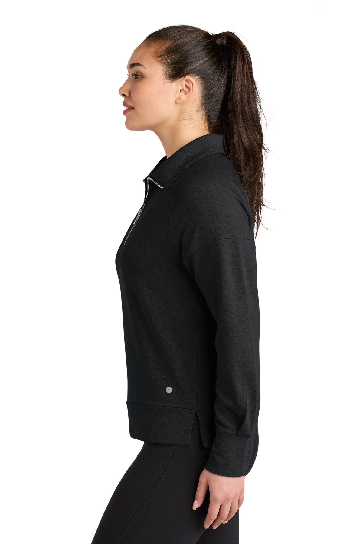 Blacktop OGIO Women's Luuma 1/2-Zip LOG814