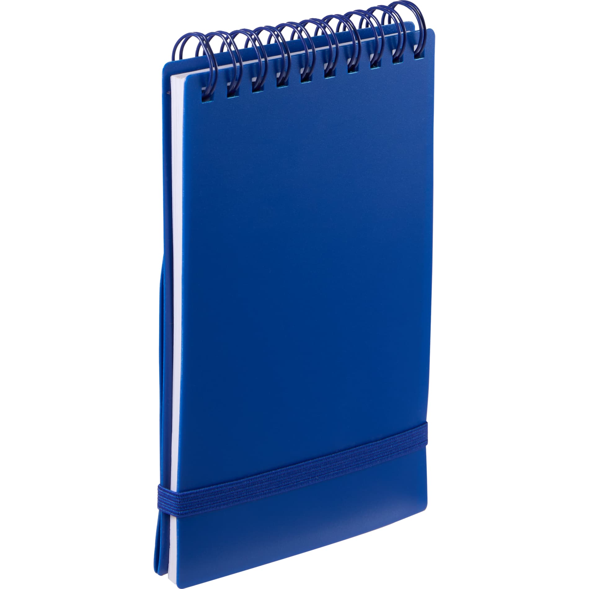 Blue 3" x 5" Recycled Stand Up Pocket Jotter plain