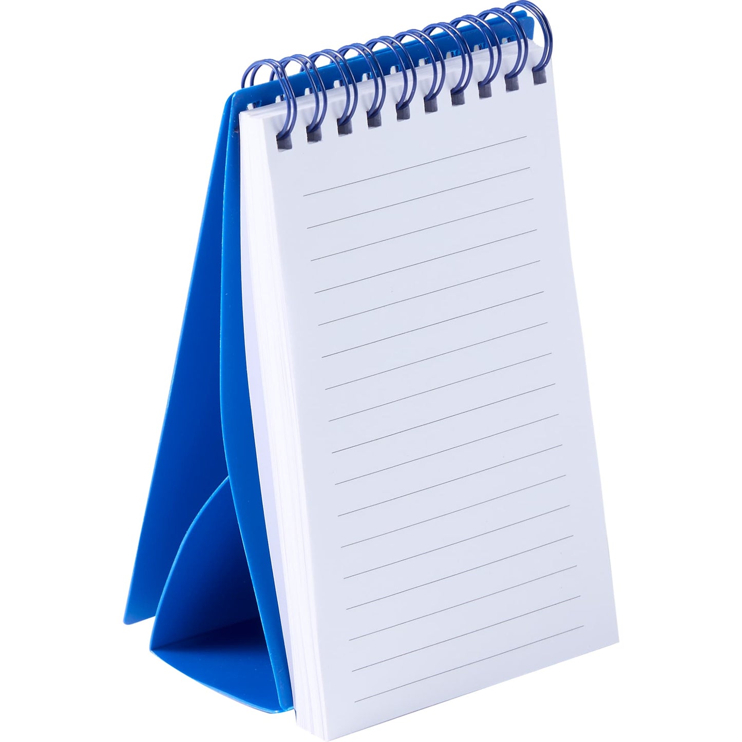 Blue 3" x 5" Recycled Stand Up Pocket Jotter plain