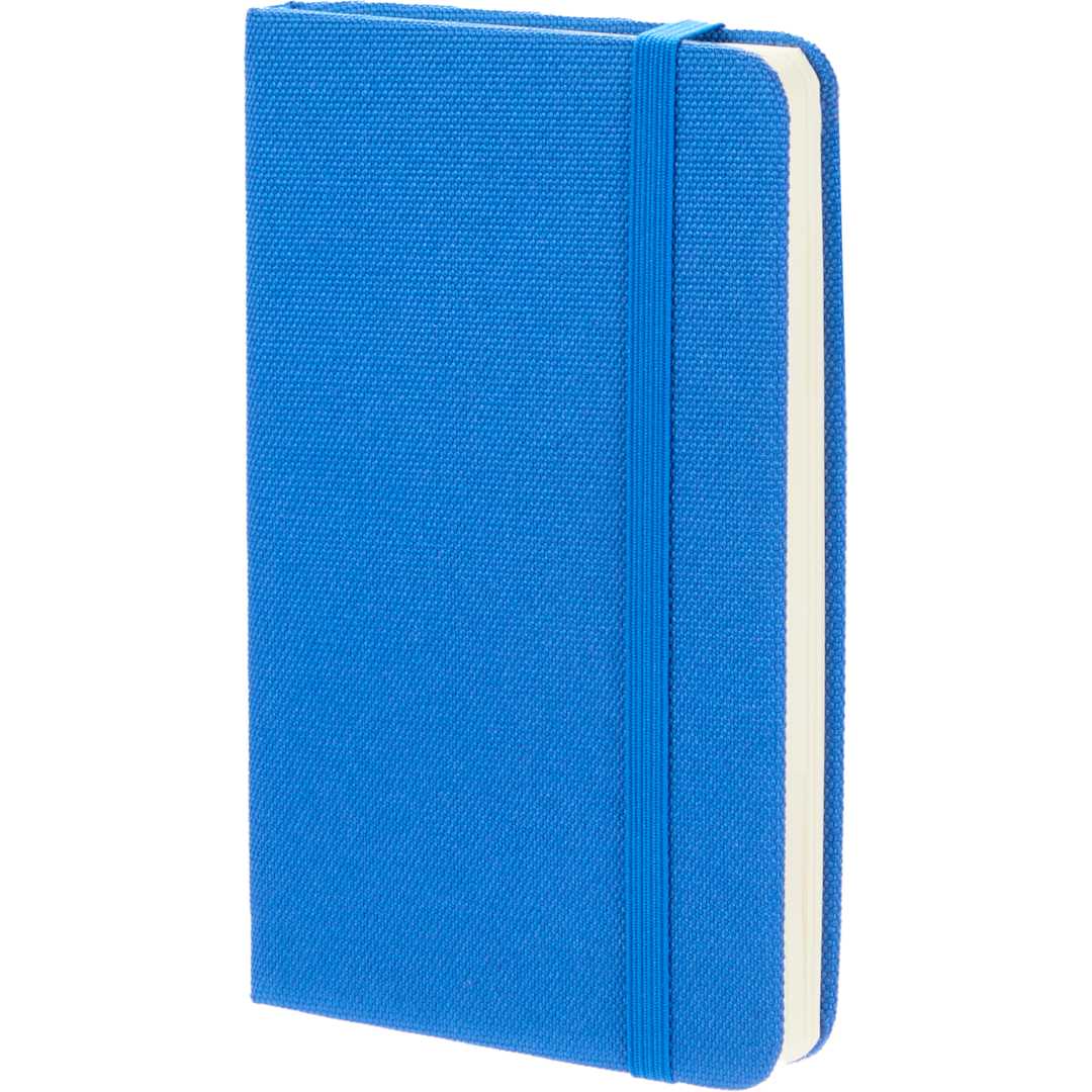 Blue 3.5" x 5.5" Recycled PET Pocket Bound Journal plain