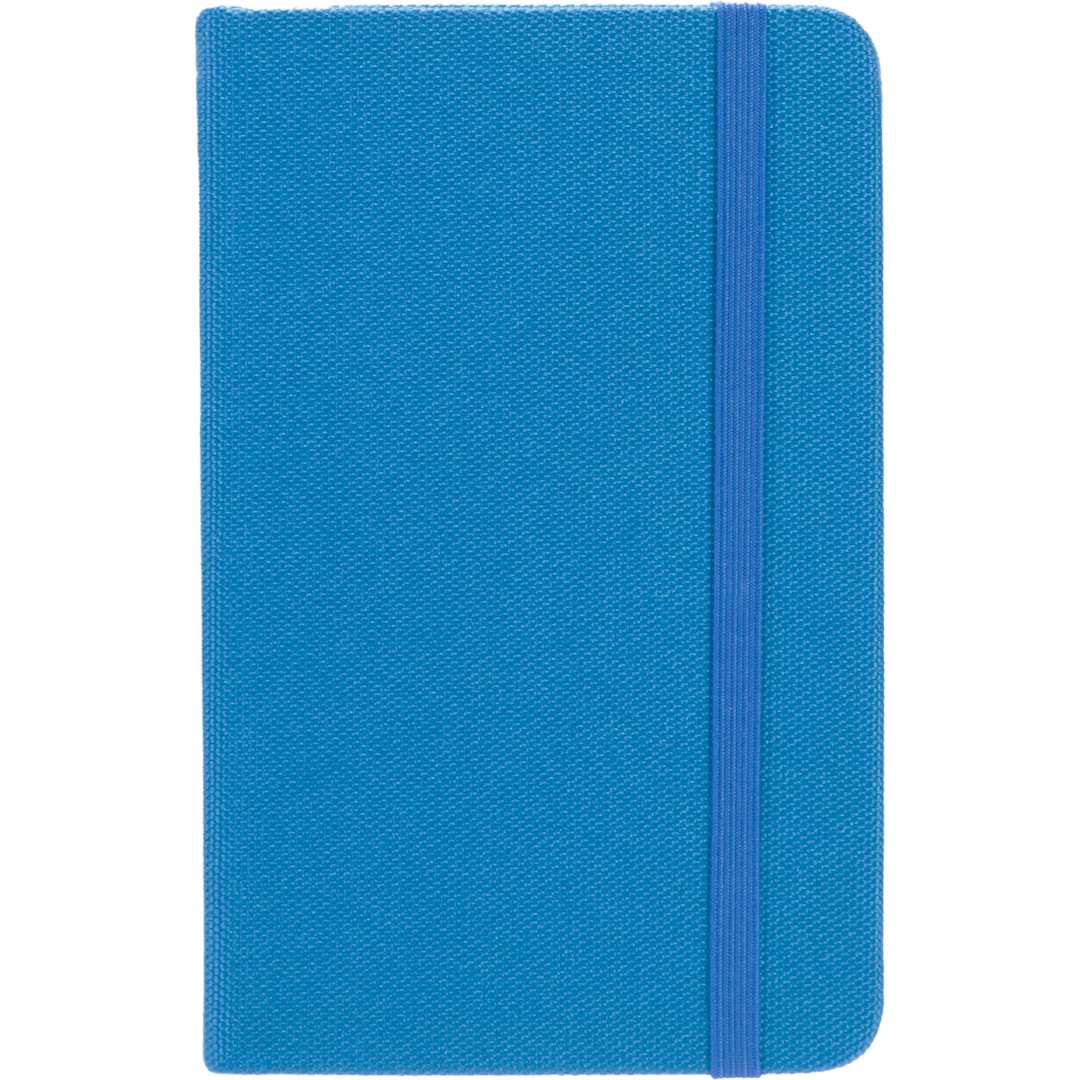 Blue 3.5" x 5.5" Recycled PET Pocket Bound Journal plain
