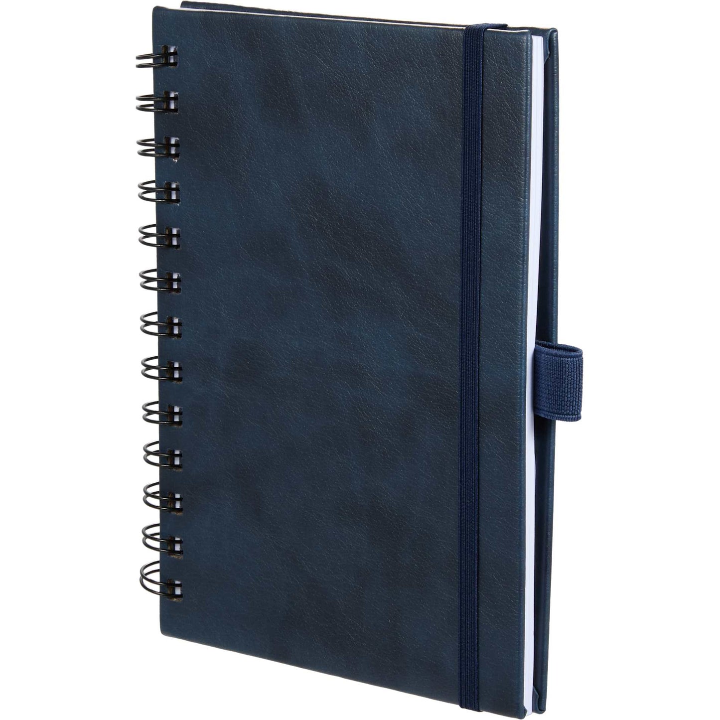 Blue 5” x 7” FSC® Recycled Morano Spiral Journal plain