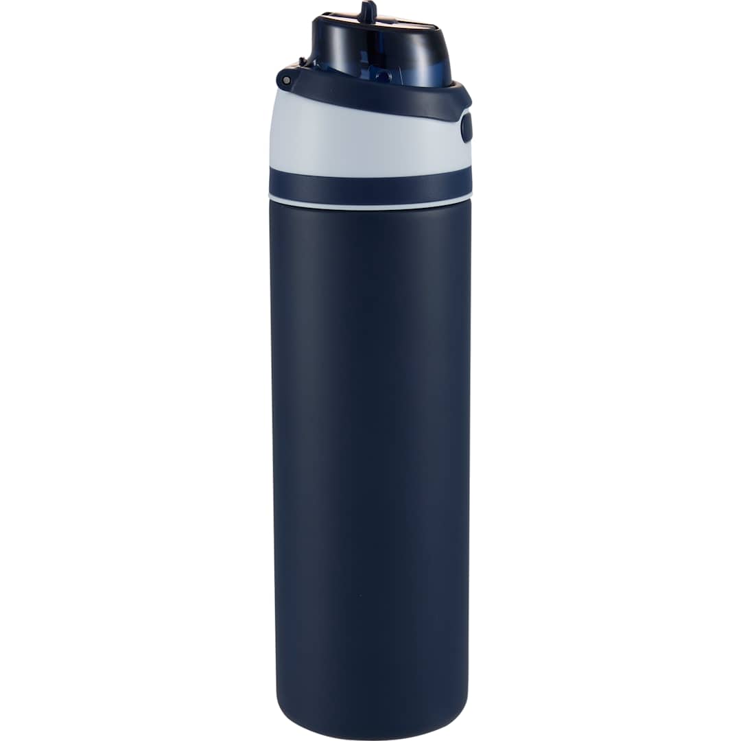 Blue Elvin 28oz Recycled Stainless Flip Straw Bottle plain