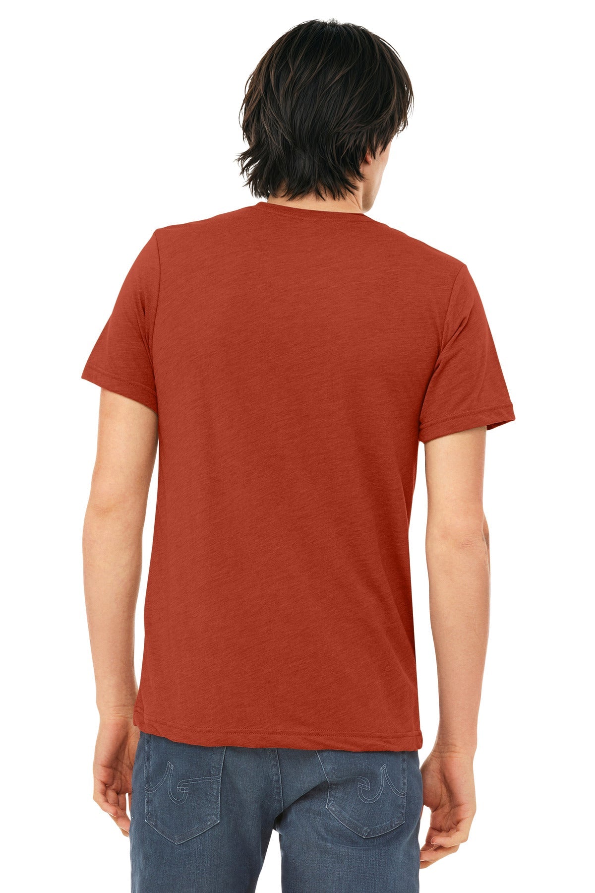 Brick TB BELLA+CANVAS Unisex Triblend Short Sleeve Tee. BC3413