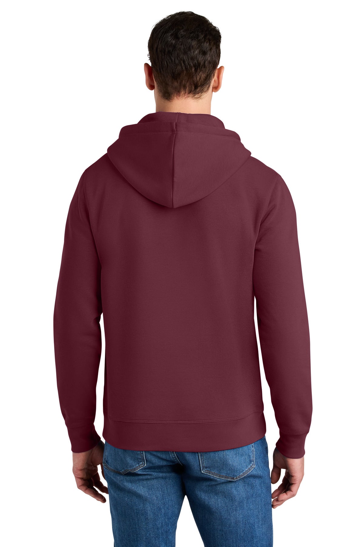 Burgundy Stanley/Stella Unisex Sounder Hooded Sweatshirt SXU012