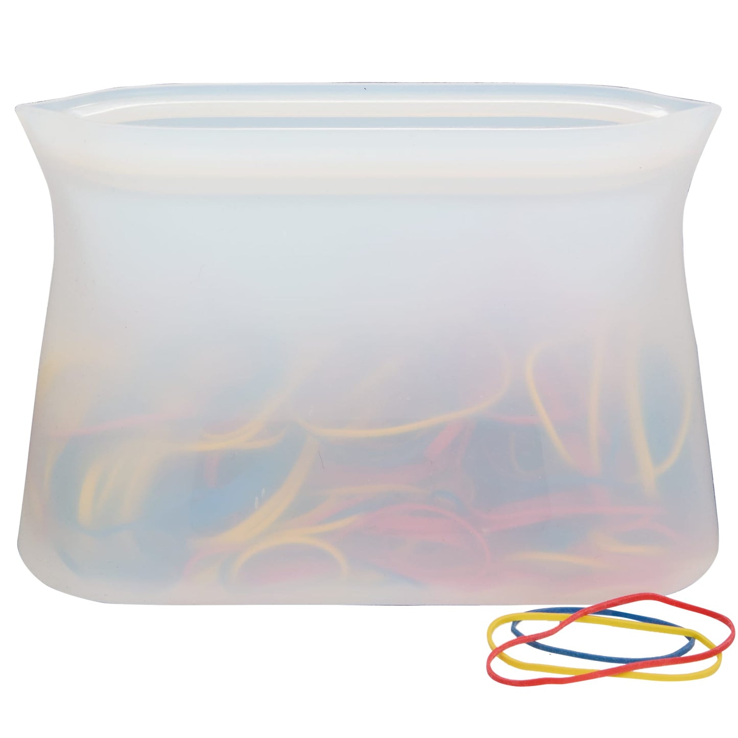 Clear Zili Silicone Food Storage Bag 16oz plain