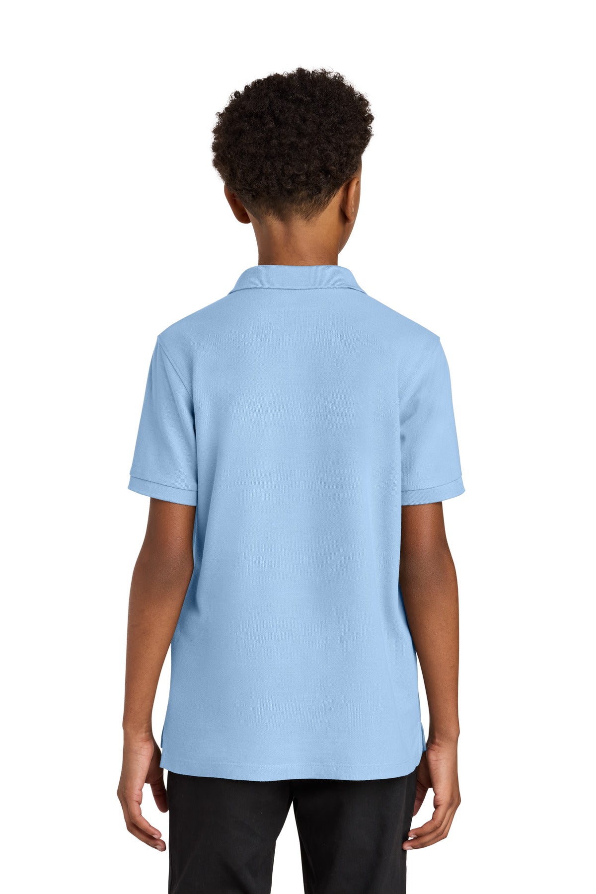 CloudBlue Port Authority Youth Wearever Signature Pique Polo Y200