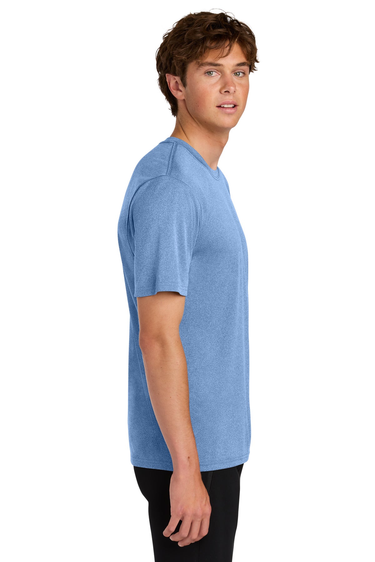 CrlnaBlHtr Port & Co Heather Performance Tee PC390