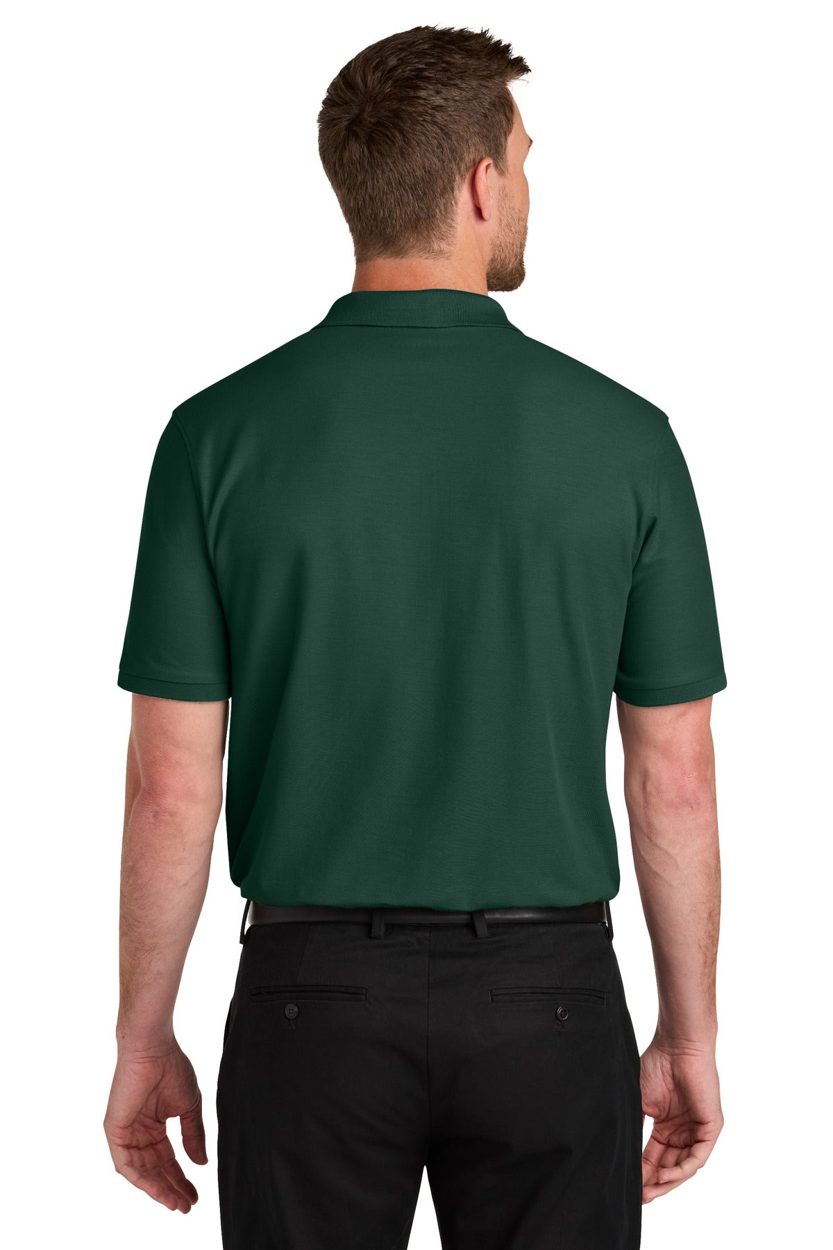 DarkGreen Port Authority Wearever Signature Pique Pocket Polo K200P