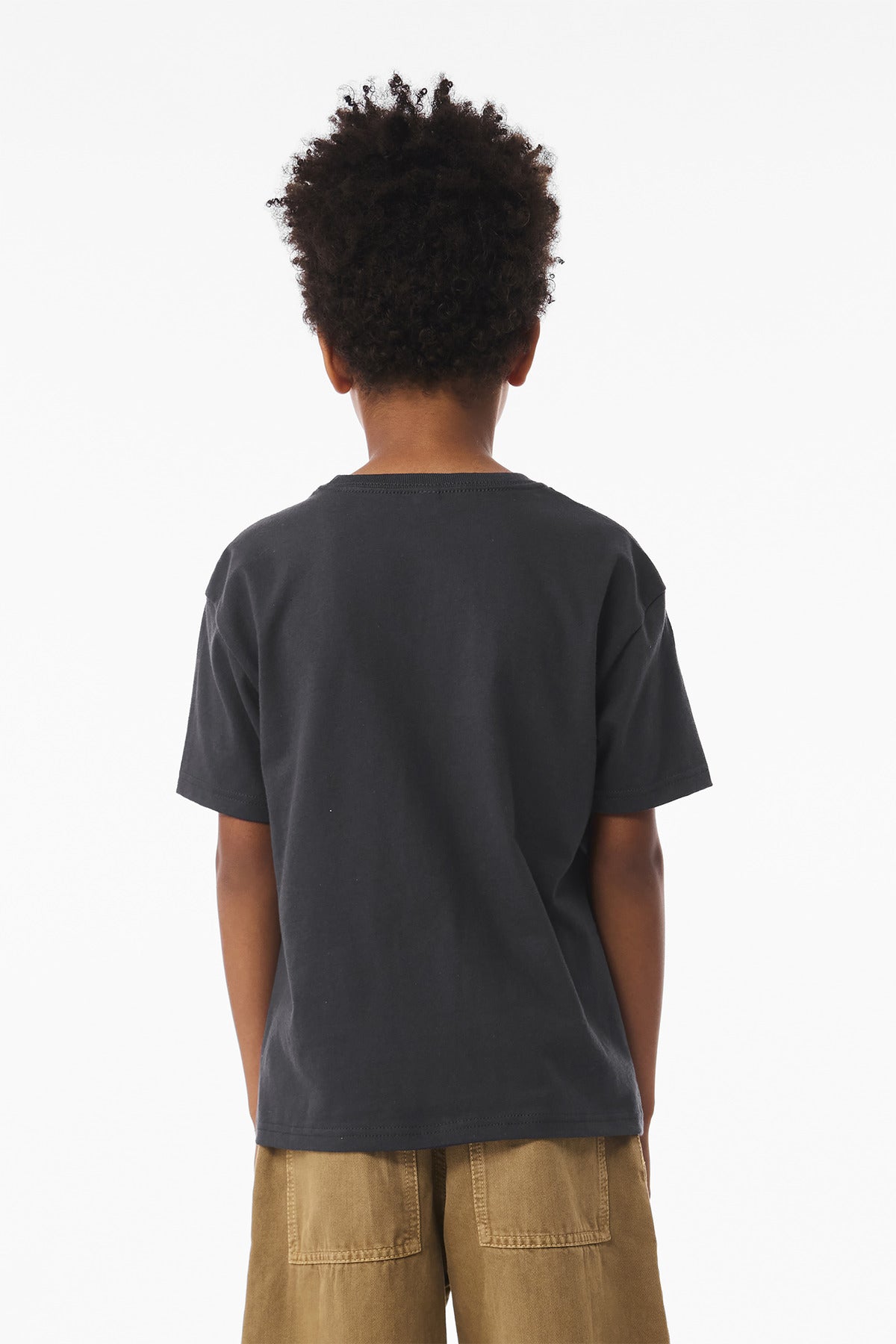 DarkGrey BELLA+CANVAS Youth 6-Ounce Heavyweight Tee BC3010Y
