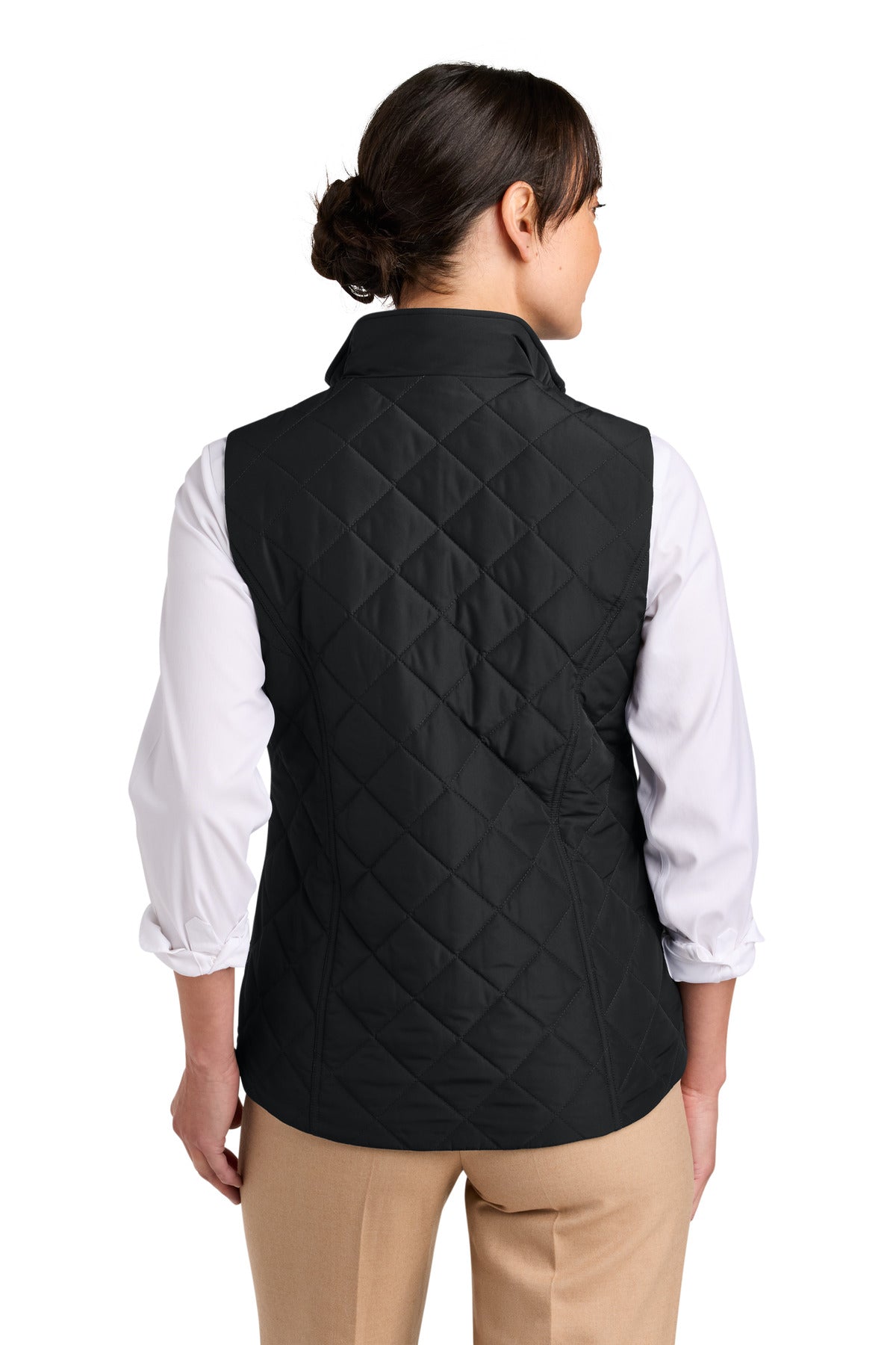 DeepBlack Brooks Brothers Women's Quilted Vest BB18603