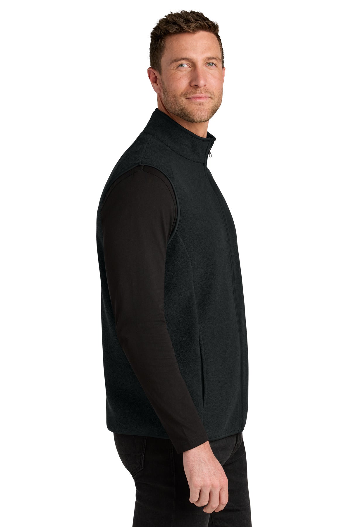 DeepBlack Port Authority C-FREE Fleece Vest F702