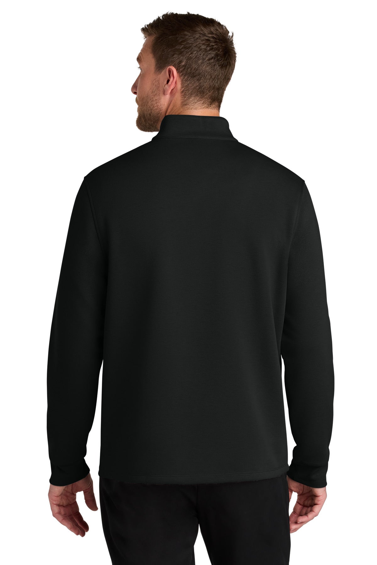 DeepBlack Port Authority Wearever Signature Double Pique 1/4-Zip K210