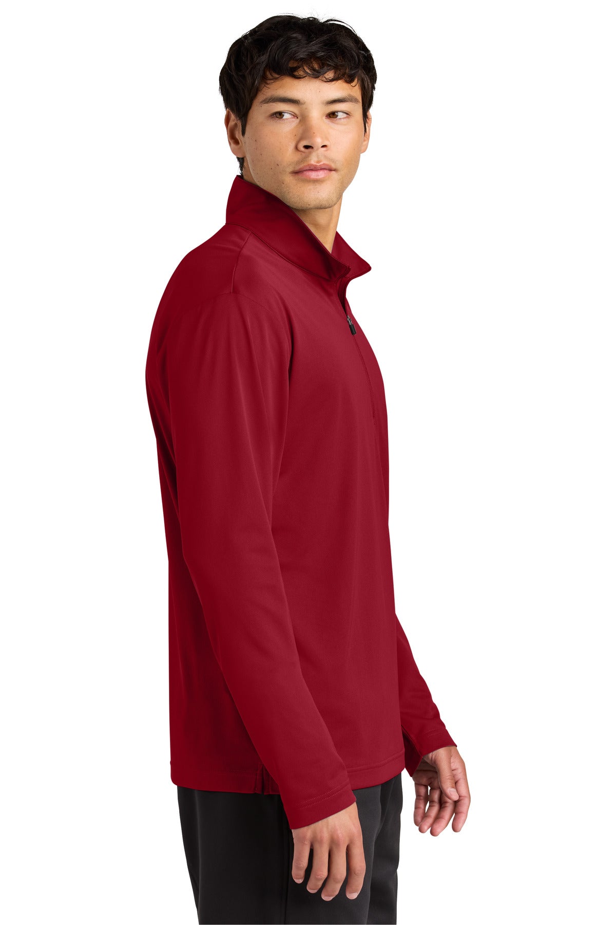 DeepRed Sport-Tek Micropique Sport-Wick 1/4-Zip ST672