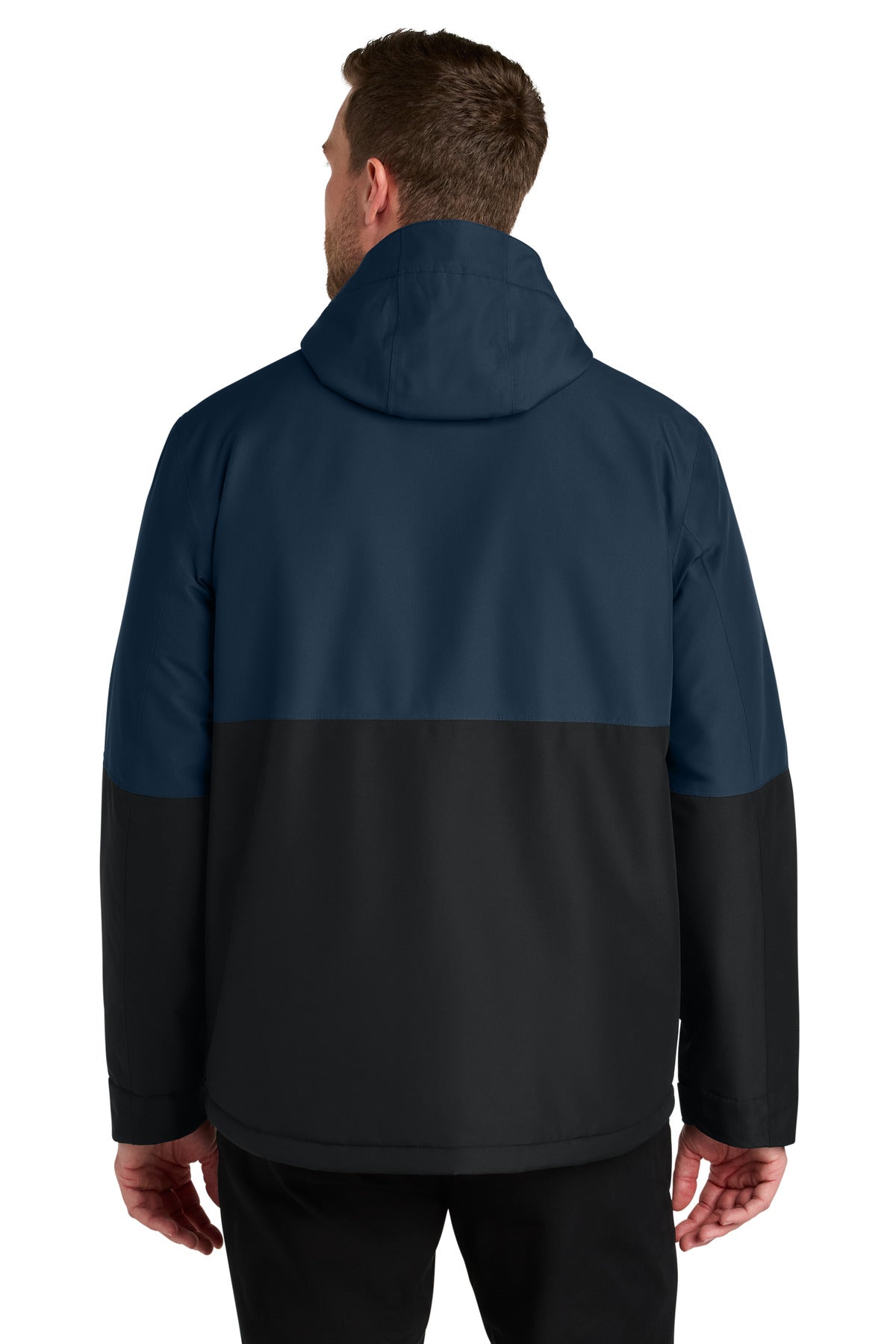DsBNv/DpBk Port Authority Insulated Heavy Ripstop Jacket J721