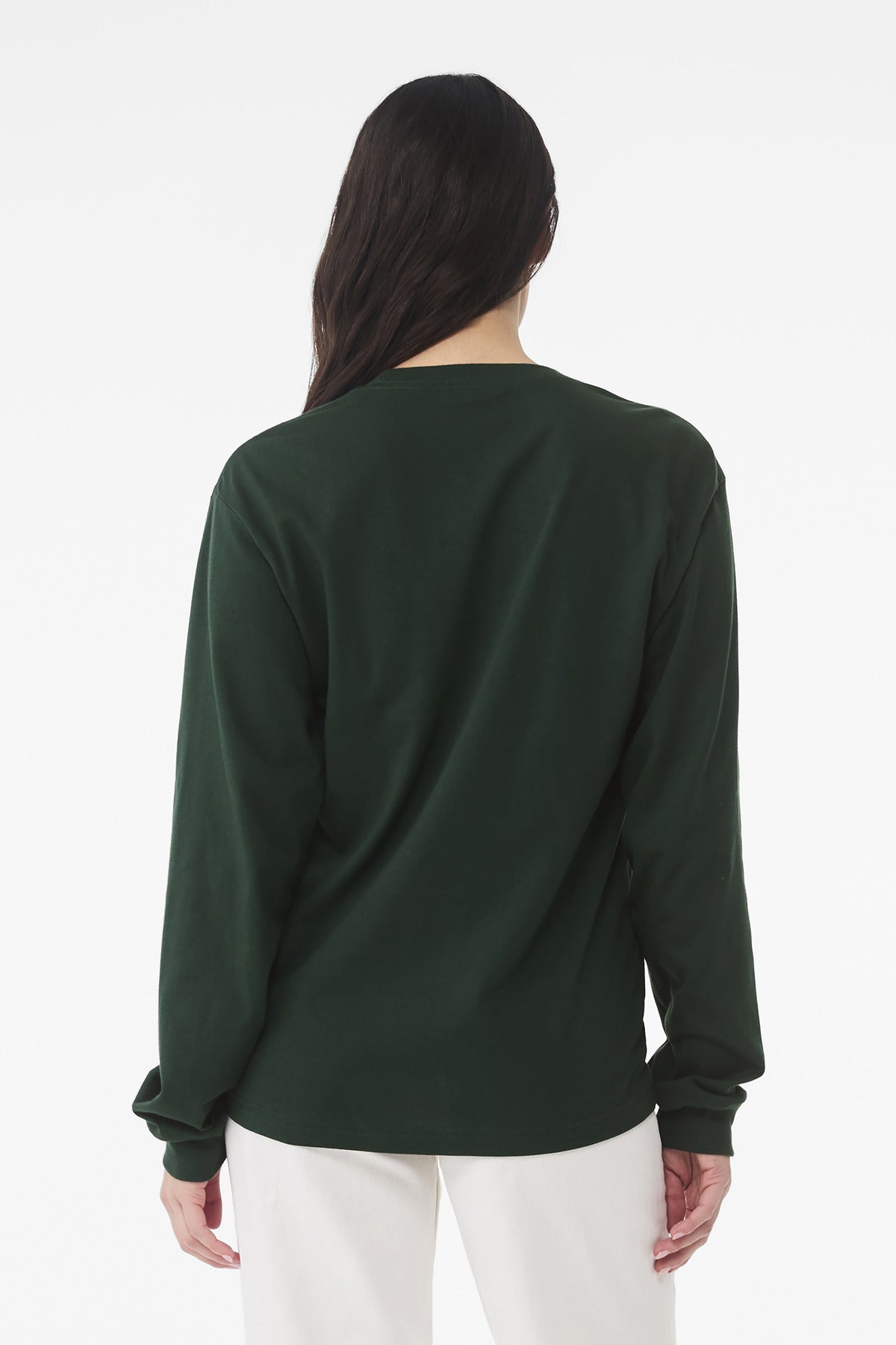Forest BELLA+CANVAS Unisex 6-Ounce Heavyweight Long Sleeve Tee BC3511