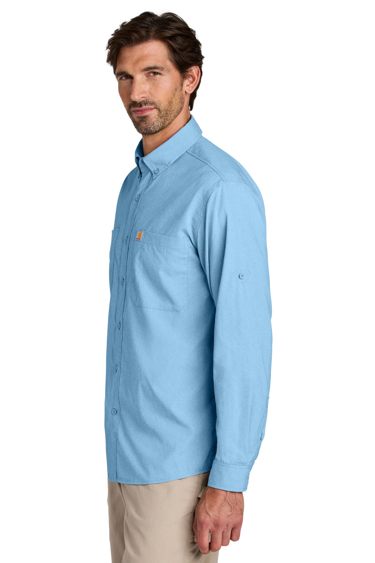 FreshWtrBl Carhartt Force Sun Defender Long Sleeve Shirt CT107106