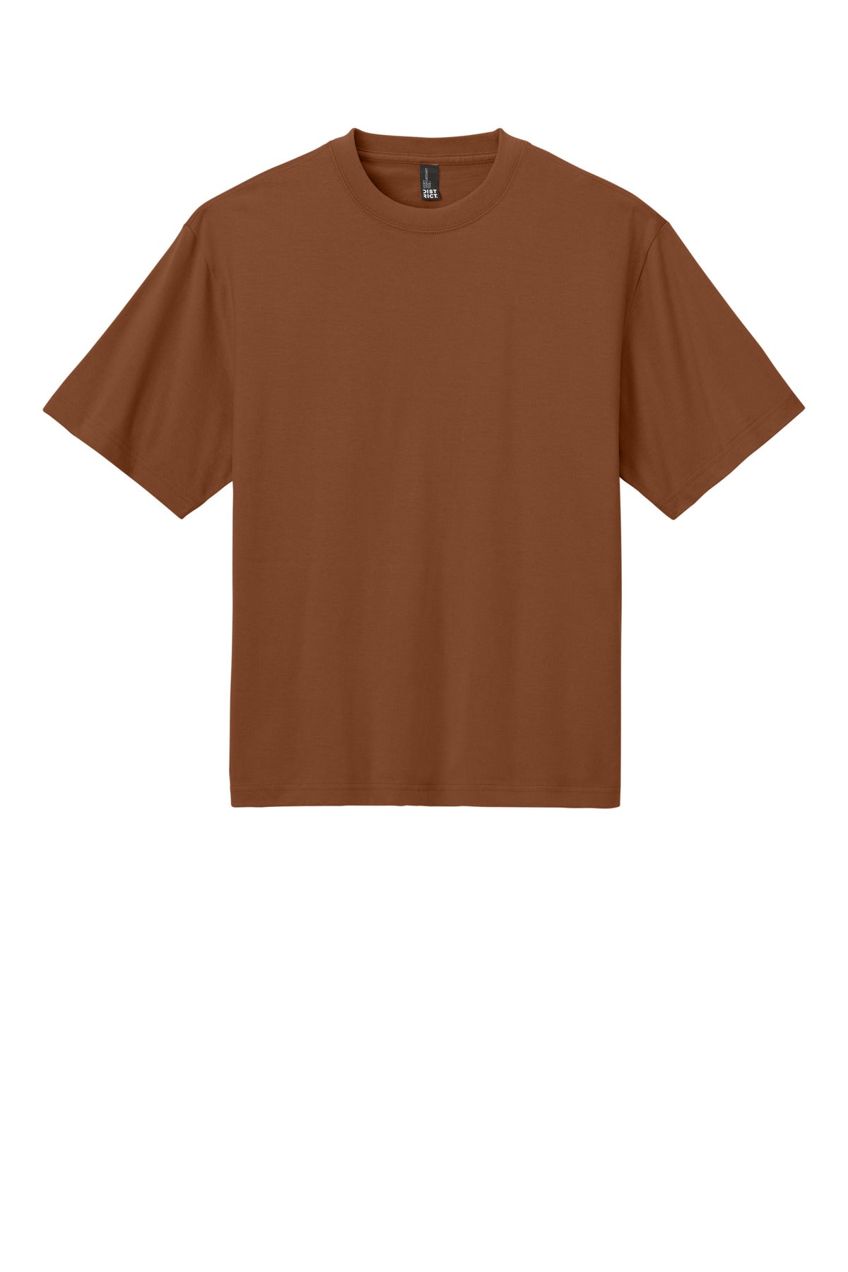 Front View of BakedClay District Heavyweight Very Important Tee DT6065