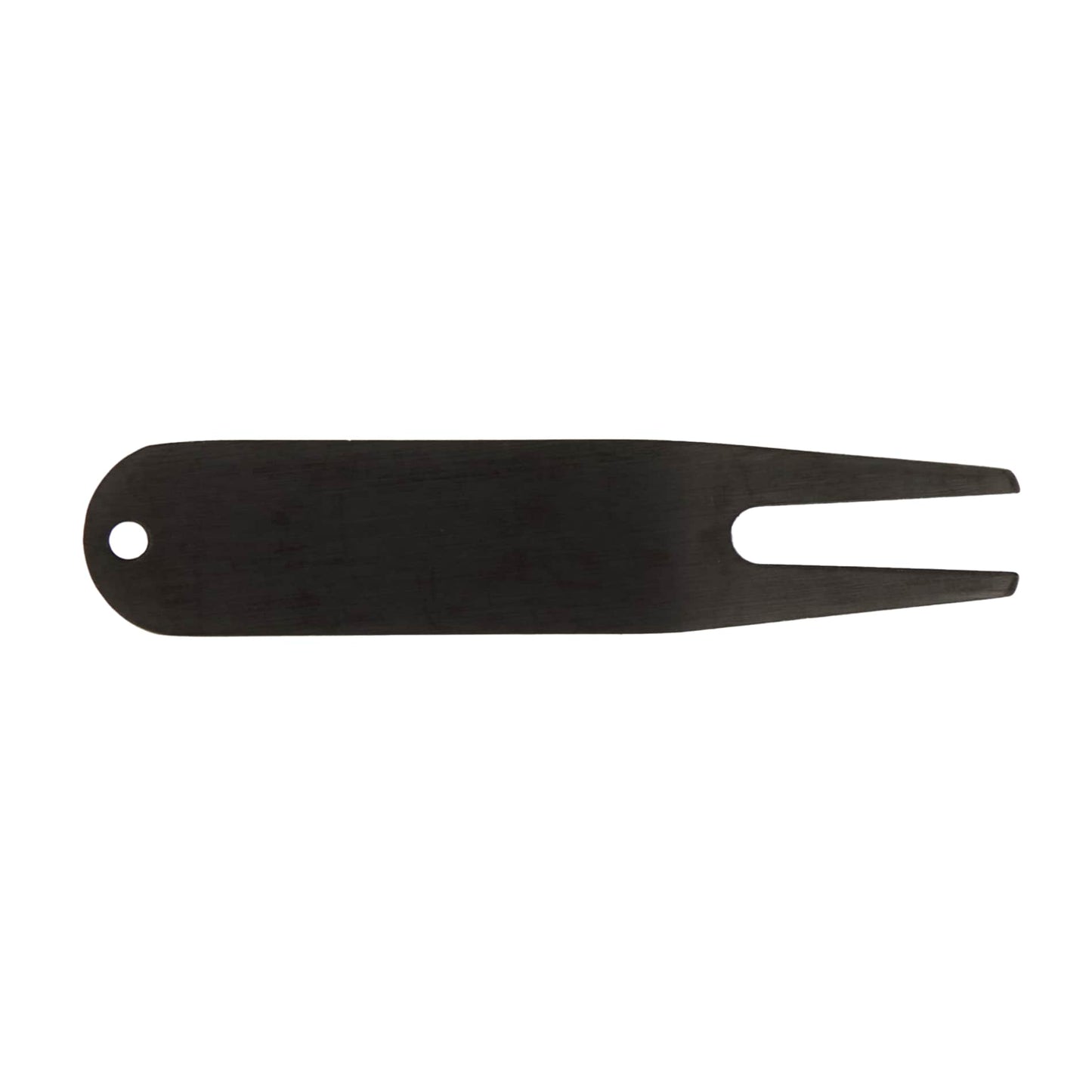 Front View of Black Classic Metal Divot Tool plain