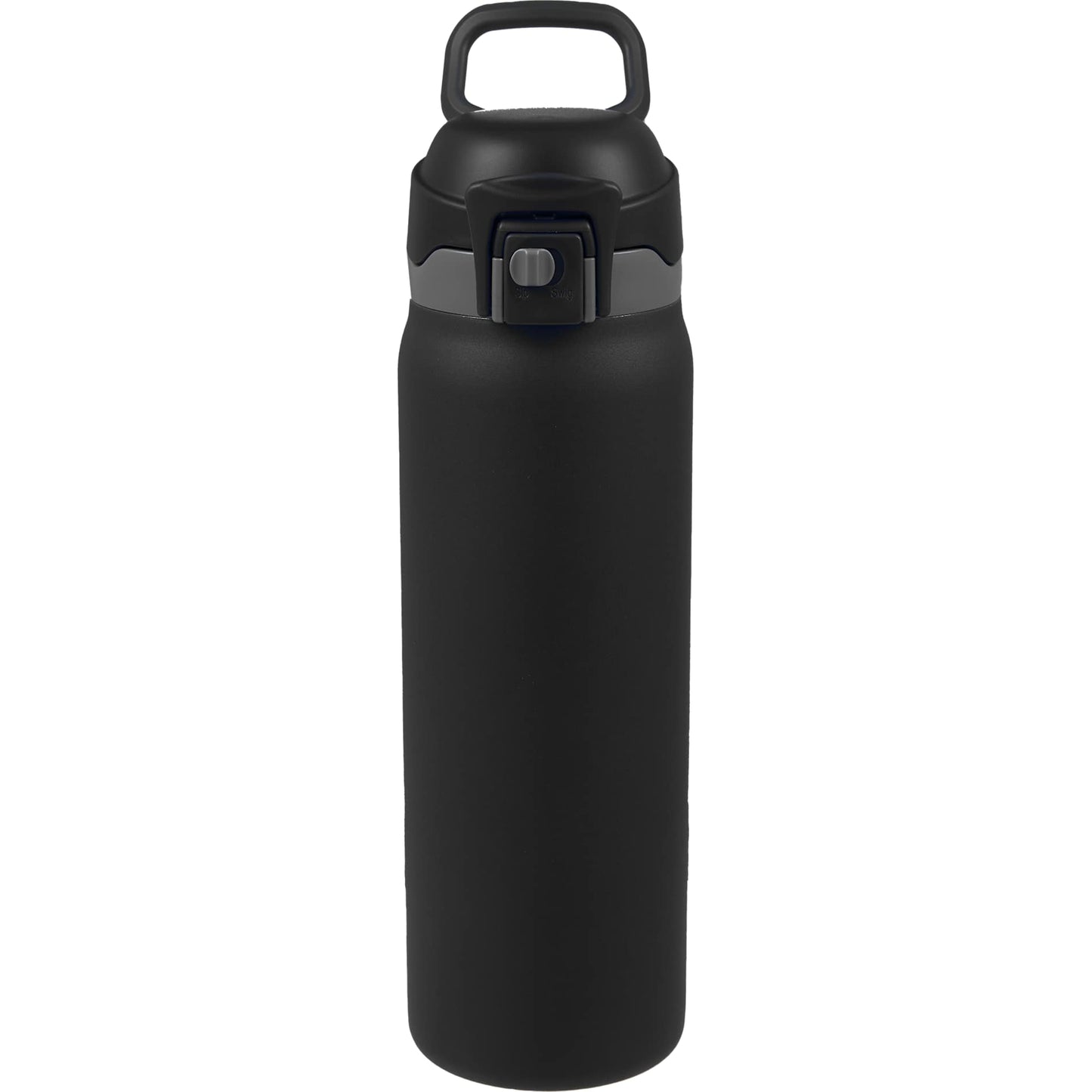 Front View of Black Rhine 2 in 1 Vacuum Eco-Friendly Bottle 30oz plain