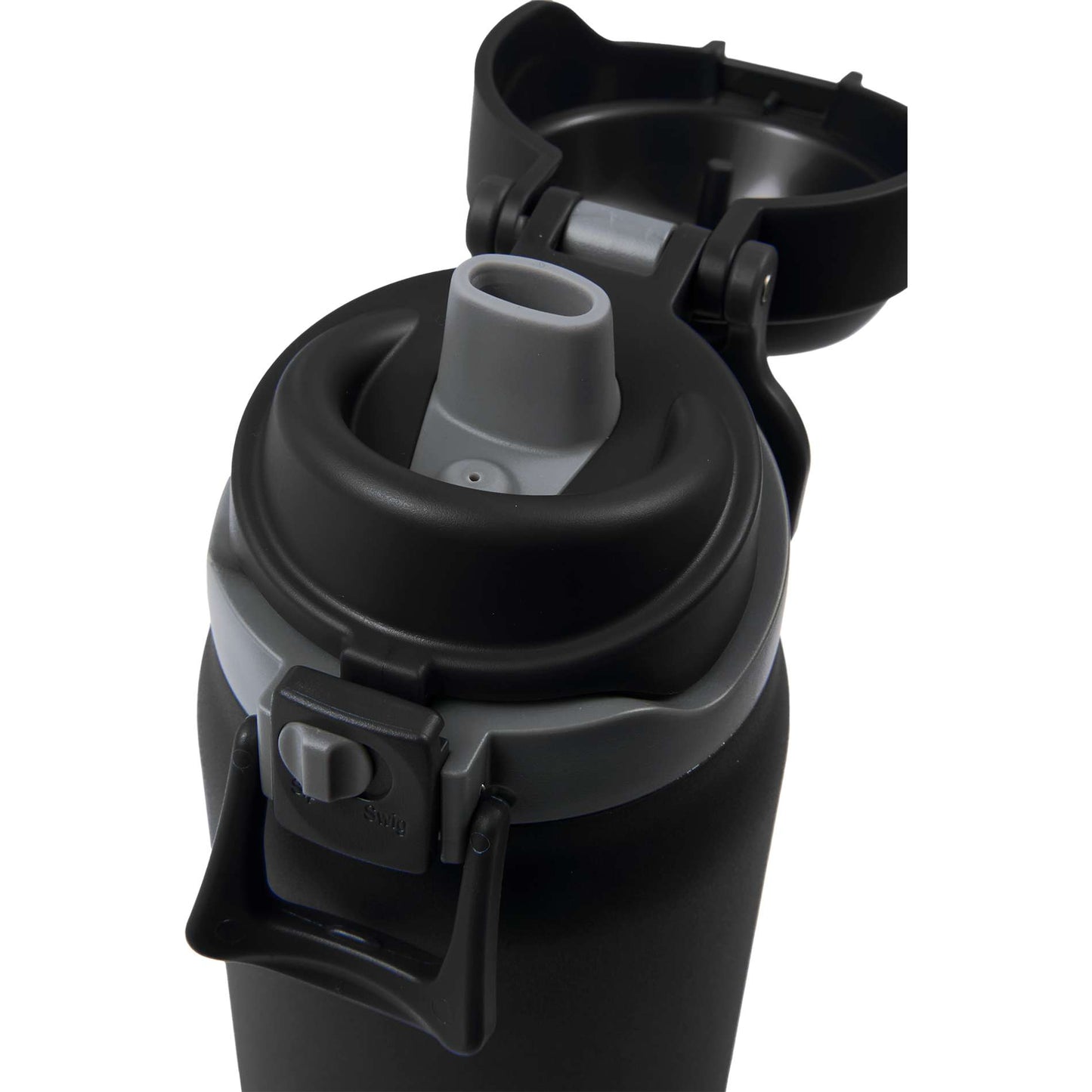 Front View of Black Rhine 2 in 1 Vacuum Eco-Friendly Bottle 30oz