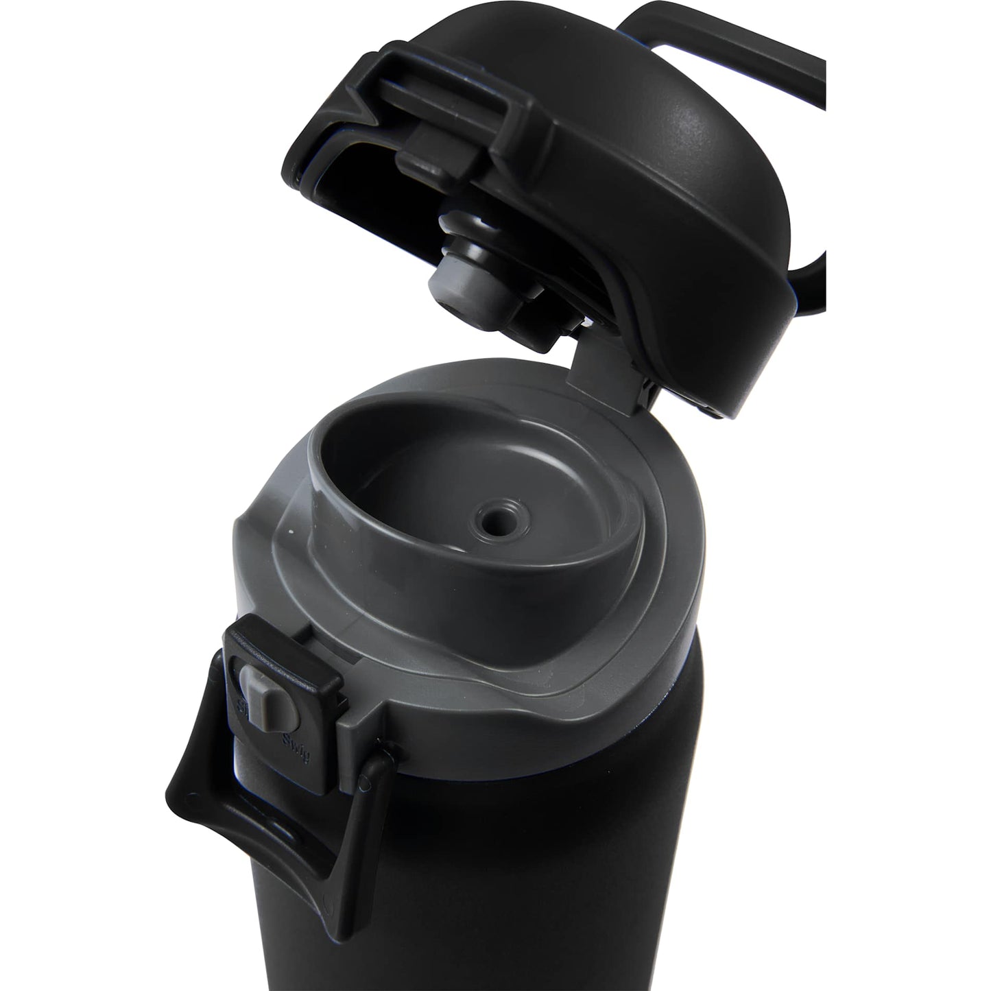 Front View of Black Rhine 2 in 1 Vacuum Eco-Friendly Bottle 30oz